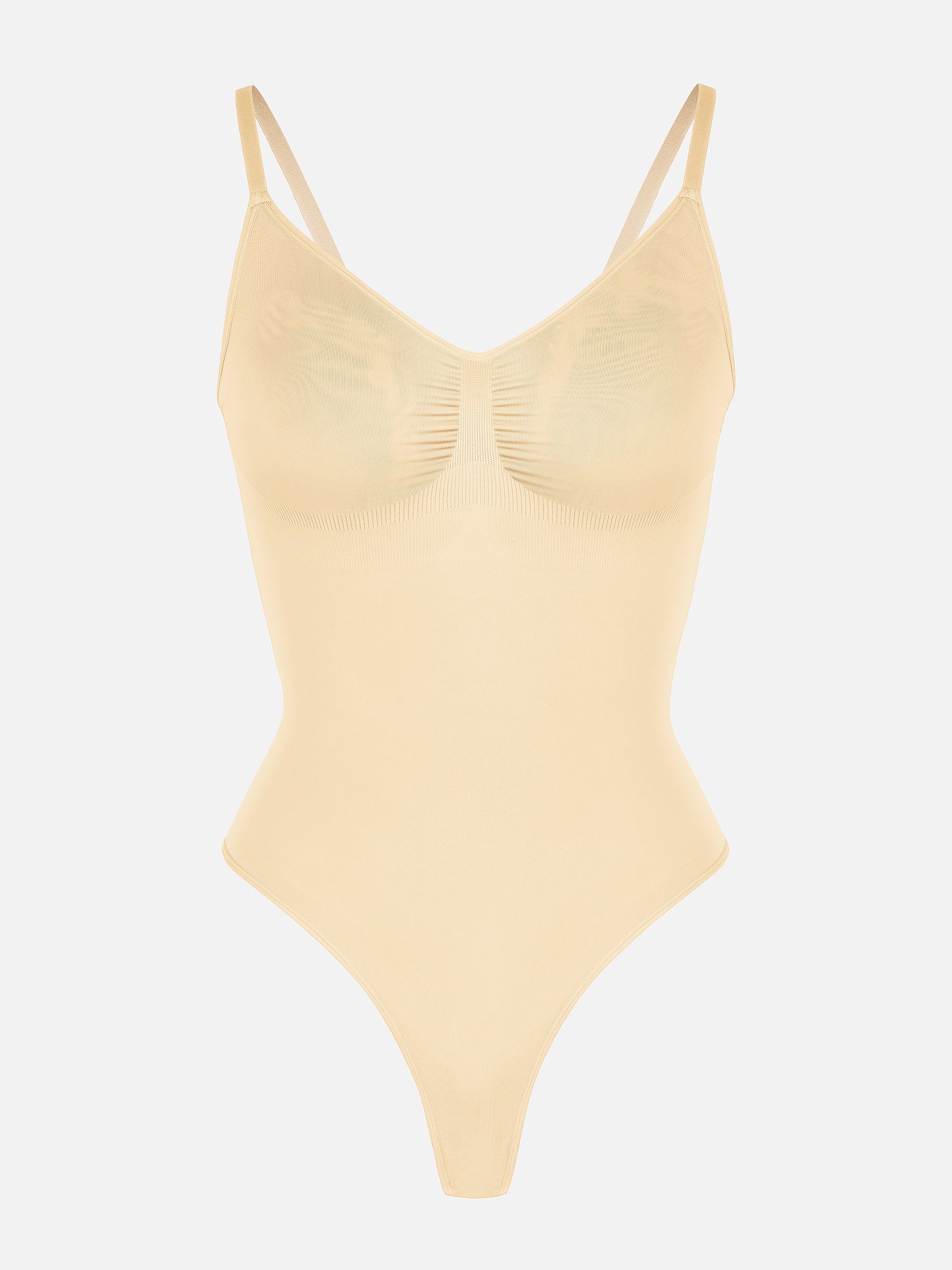 Feelingirl Tummy Control Seamless Thong Bodysuit