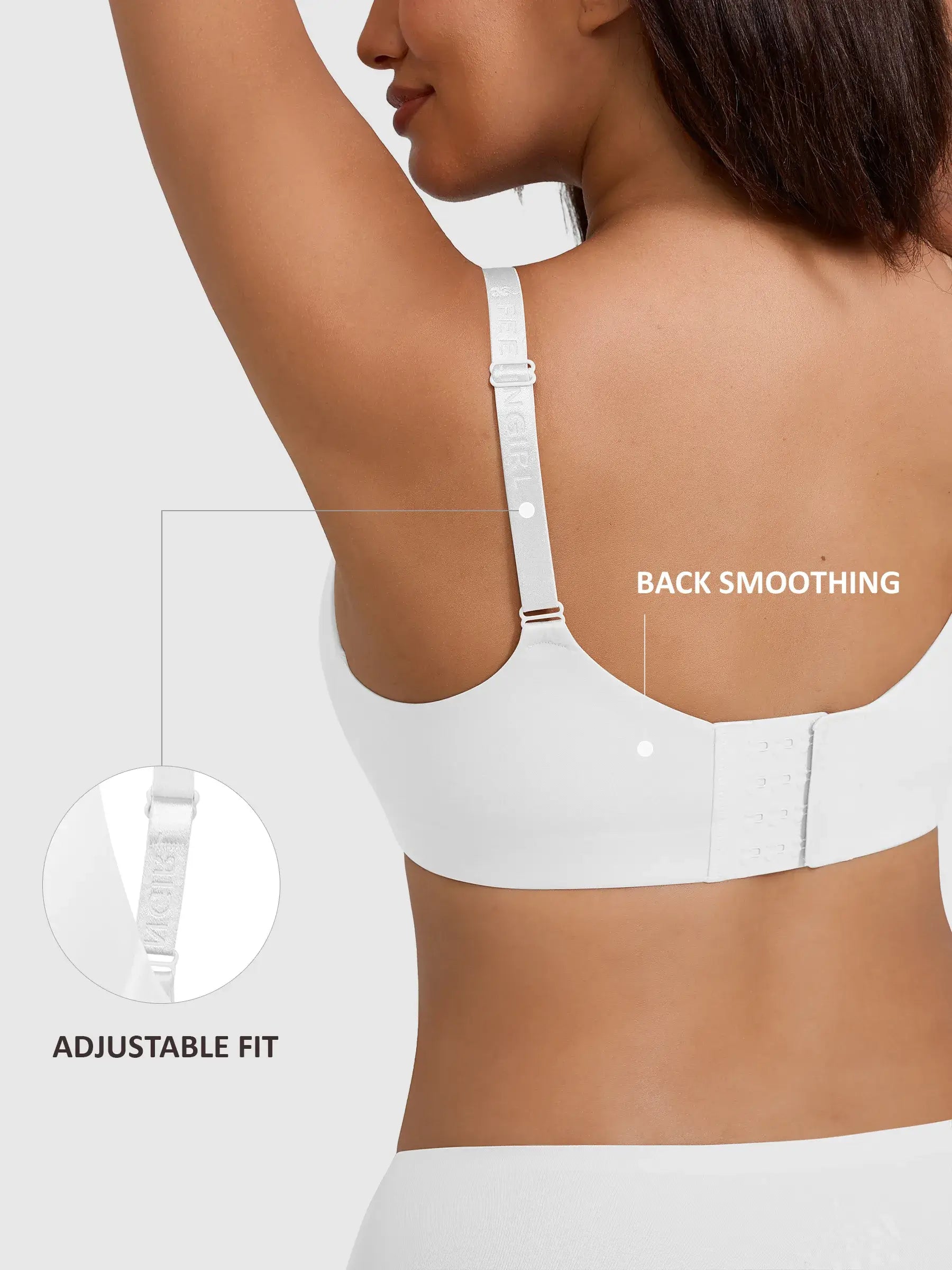 Feelingirl Cloud Soft Wireless Bra Seamless Lift Support Everyday Wear