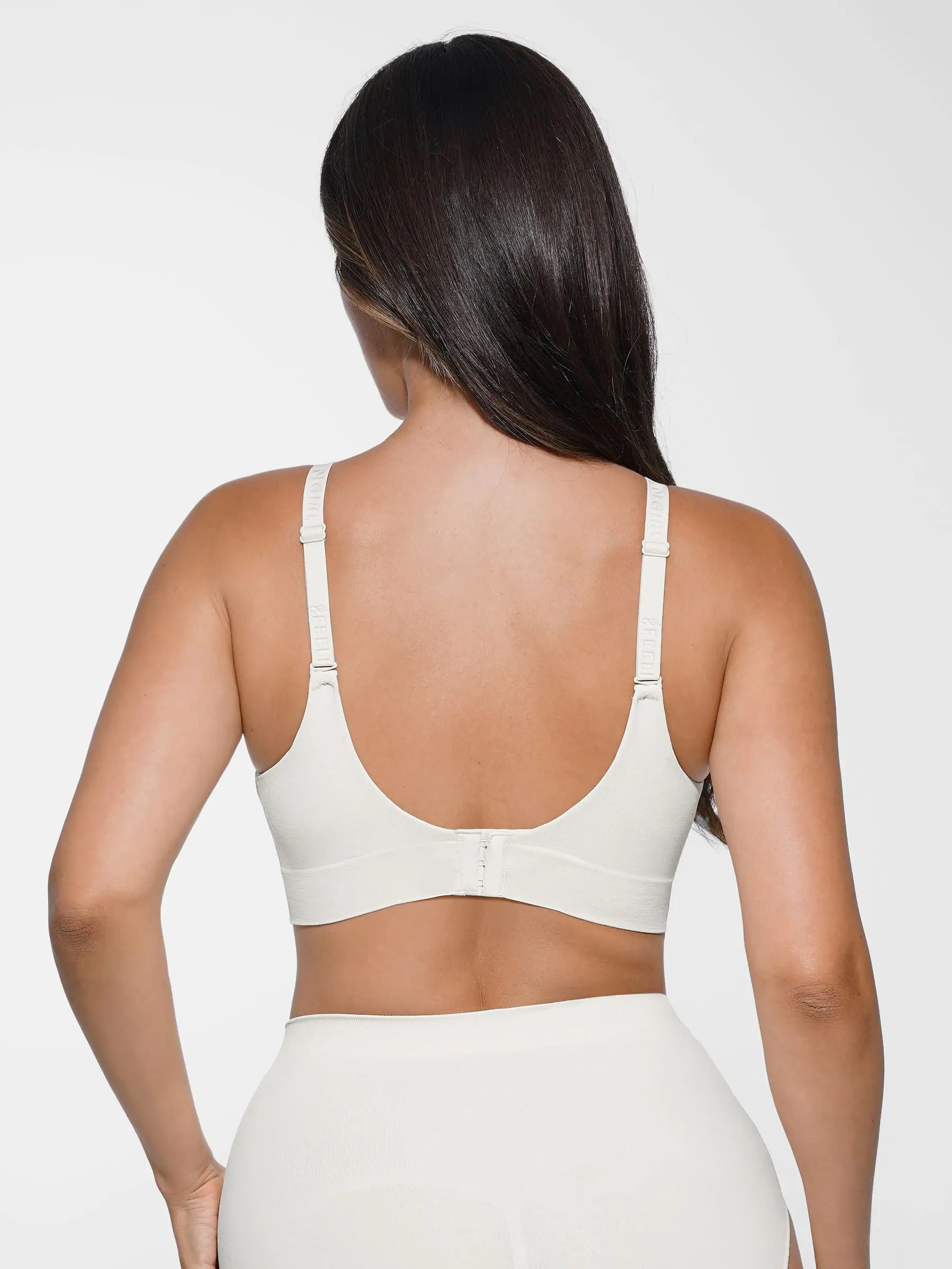 Feelingirl Wireless Adjustable Push-Up Full Coverage Bra