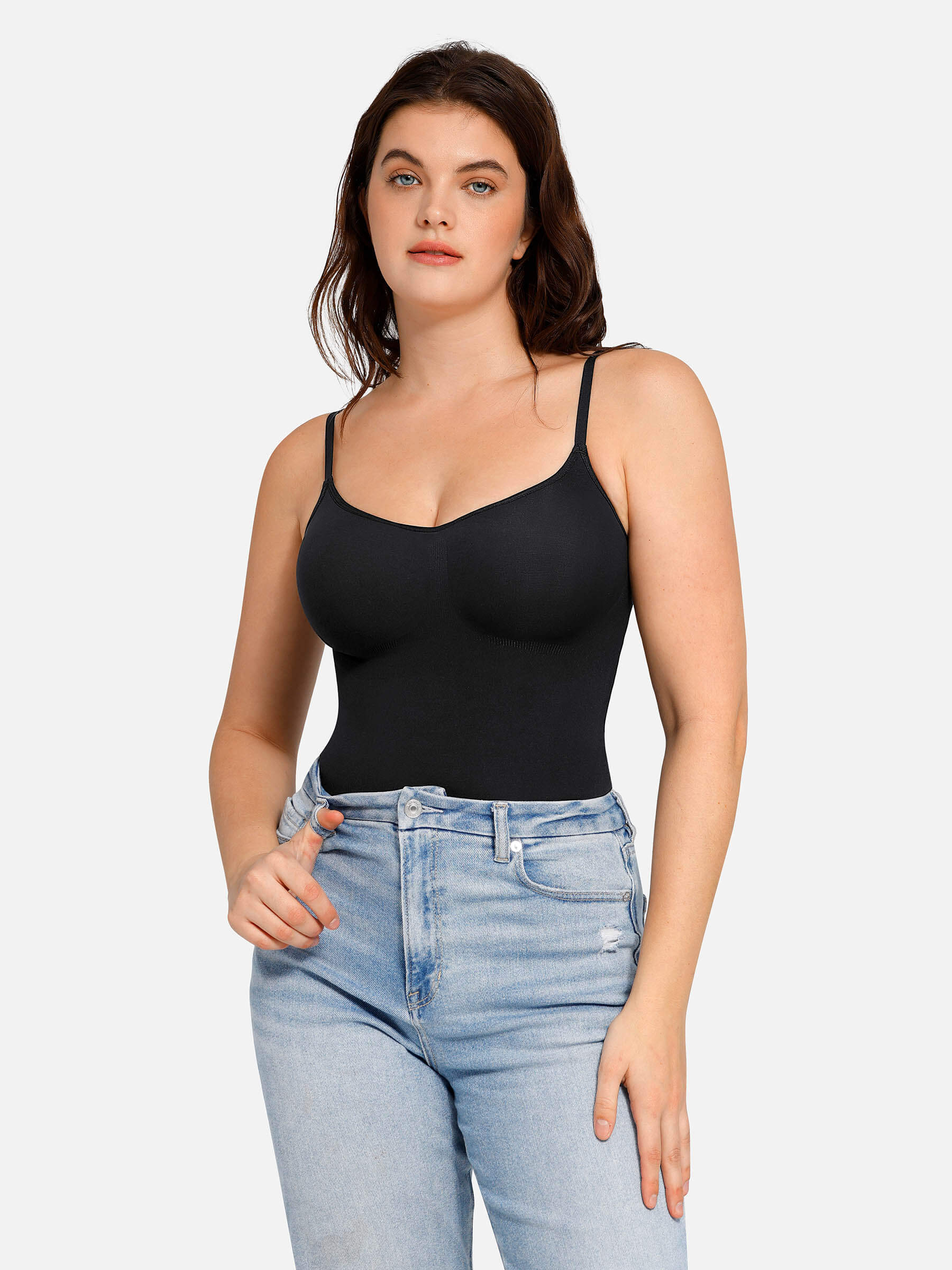 Feelingirl Everyday Wear Seamless Thong Bodysuit