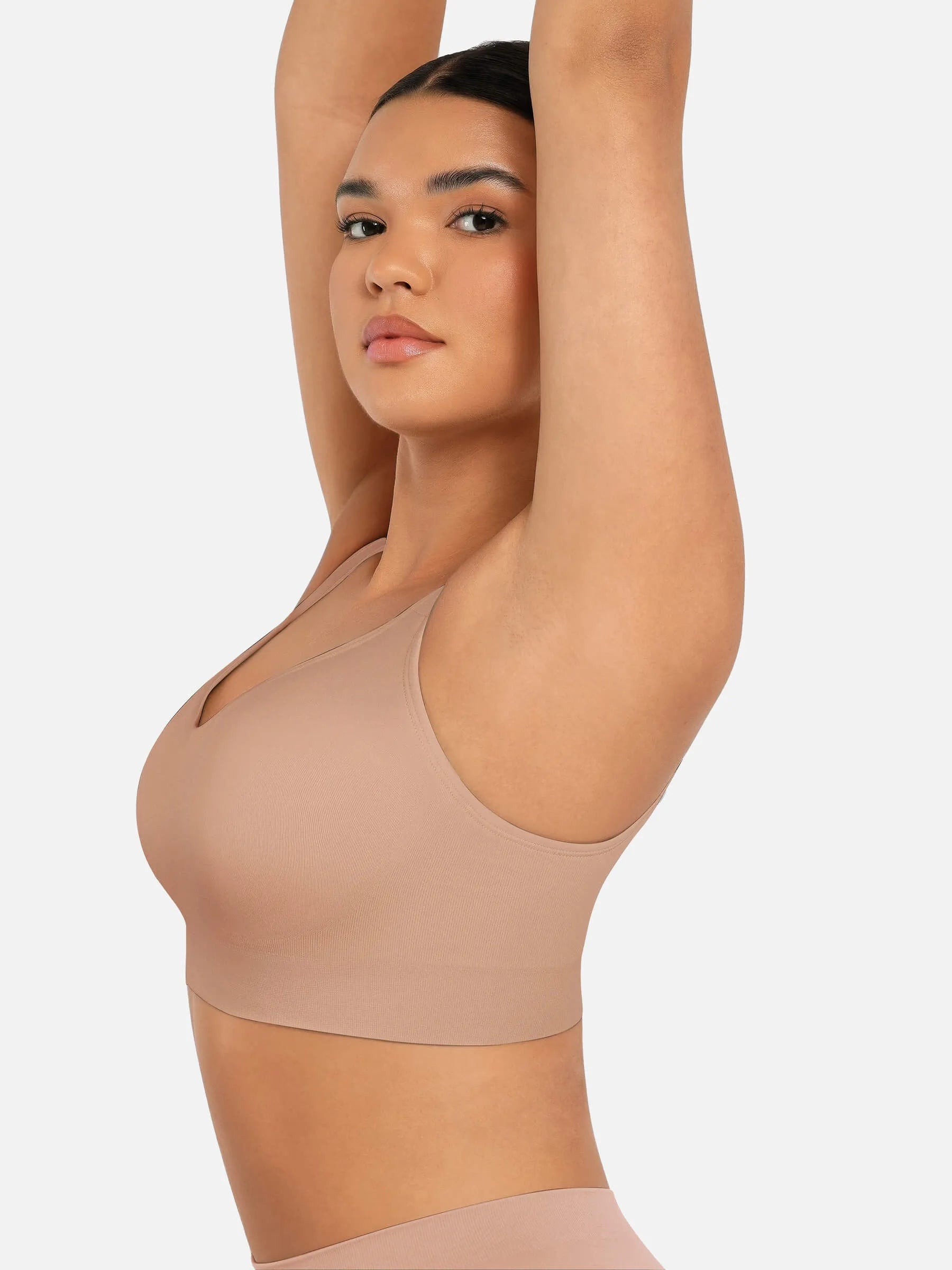 Feelingirl Built-in Soft Cups Full Coverage Wireless Bra