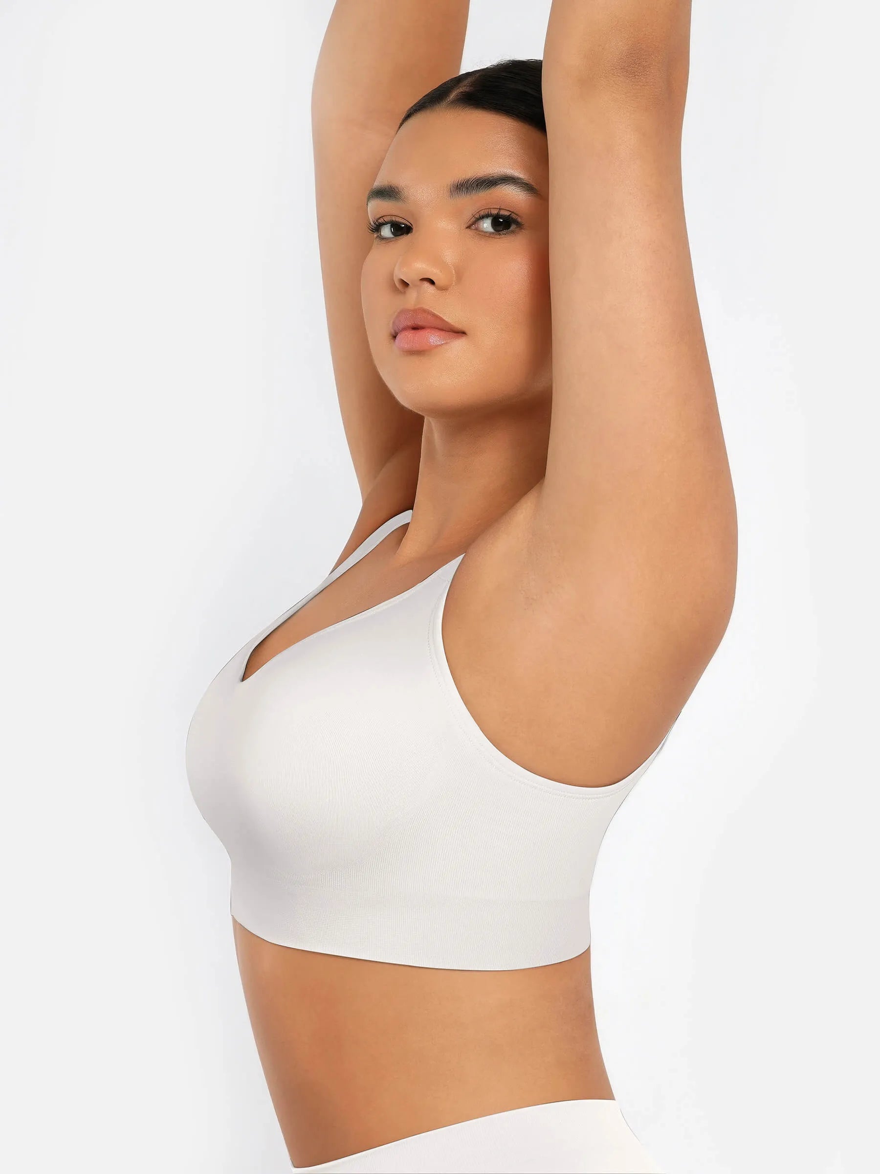 Feelingirl Built-in Soft Cups Full Coverage Wireless Bra