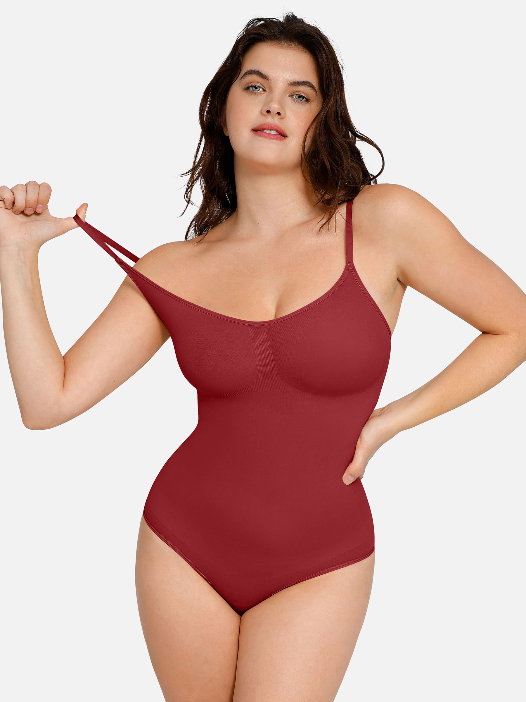 Feelingirl Everyday Wear Seamless Thong Bodysuit