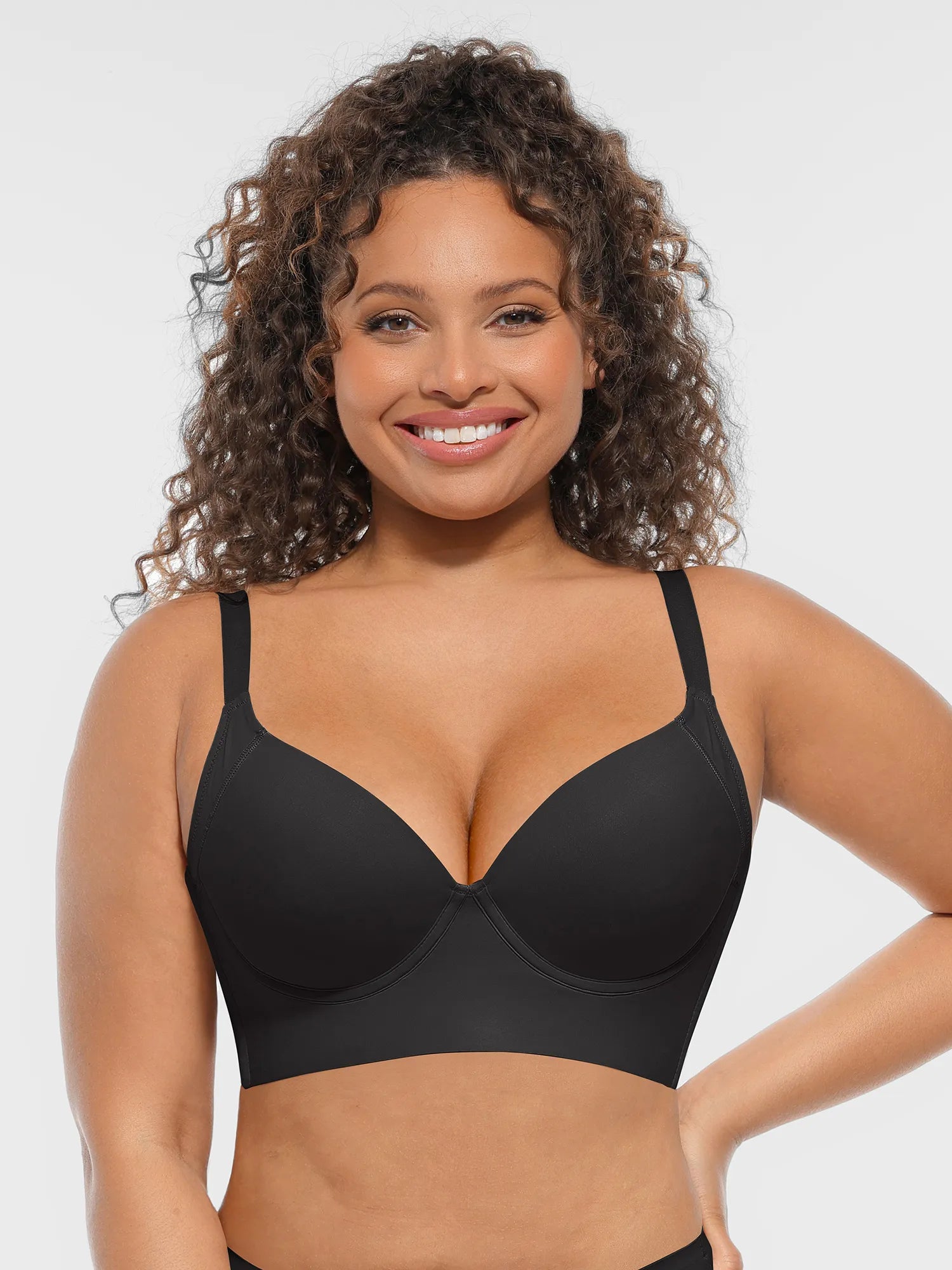 Feelingirl Full-Support Underwire Push-Up Bra