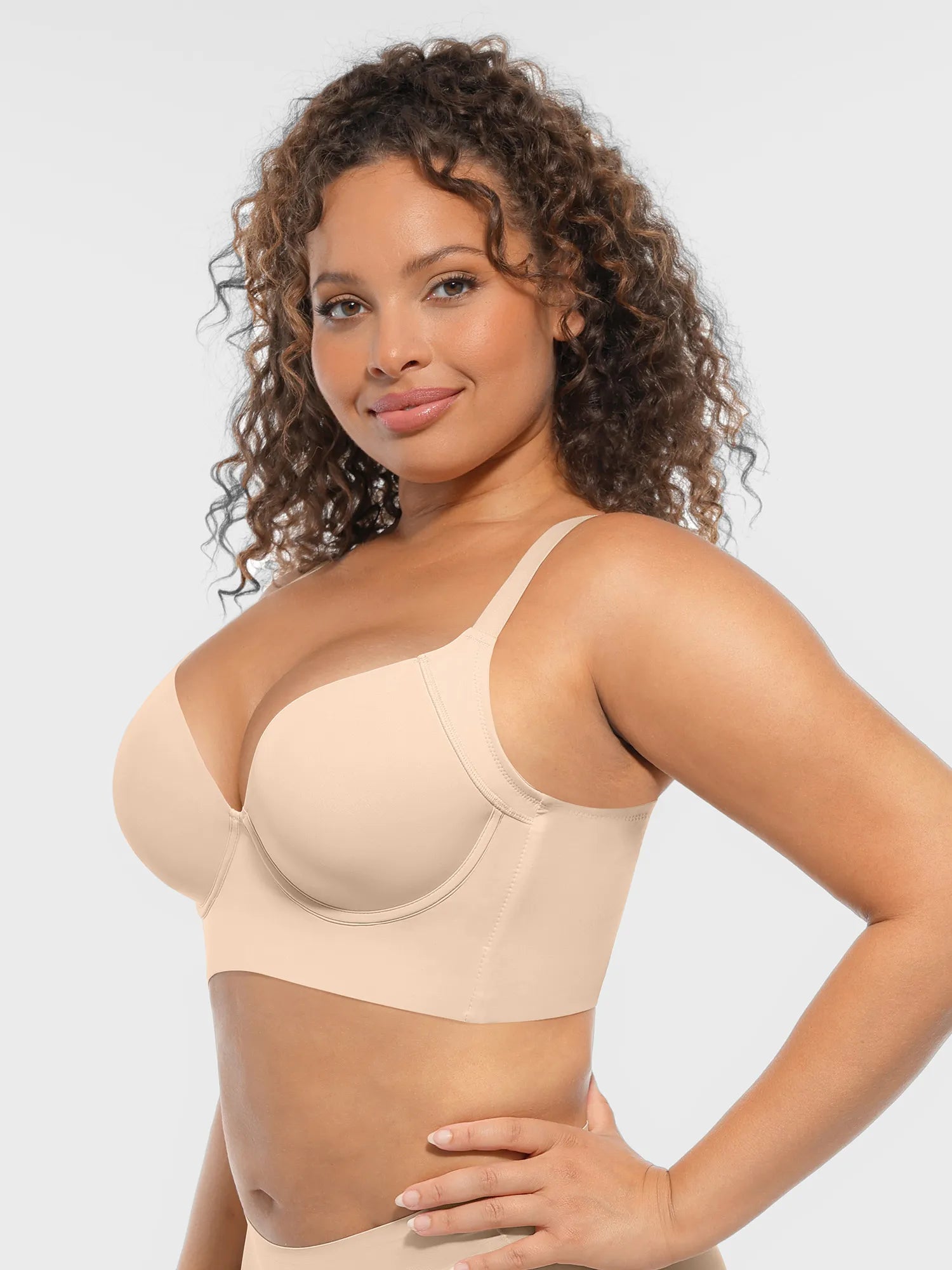 Feelingirl Full-Support Underwire Push-Up Bra