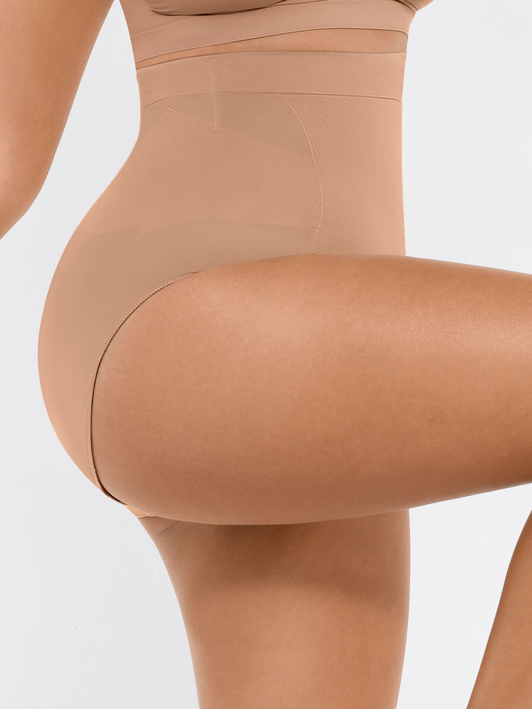 Feelingirl High-Waisted Tummy Control Seamless Shapewear Briefs
