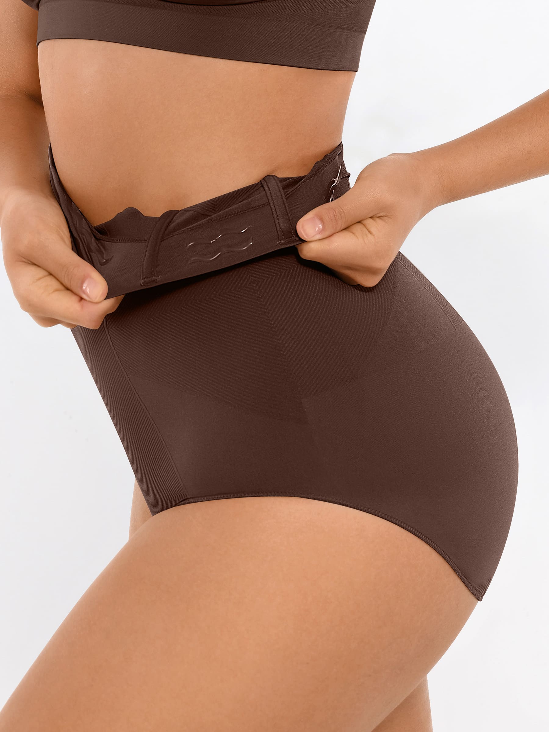 Feelingirl High-Waisted Tummy Control Seamless Shapewear Briefs