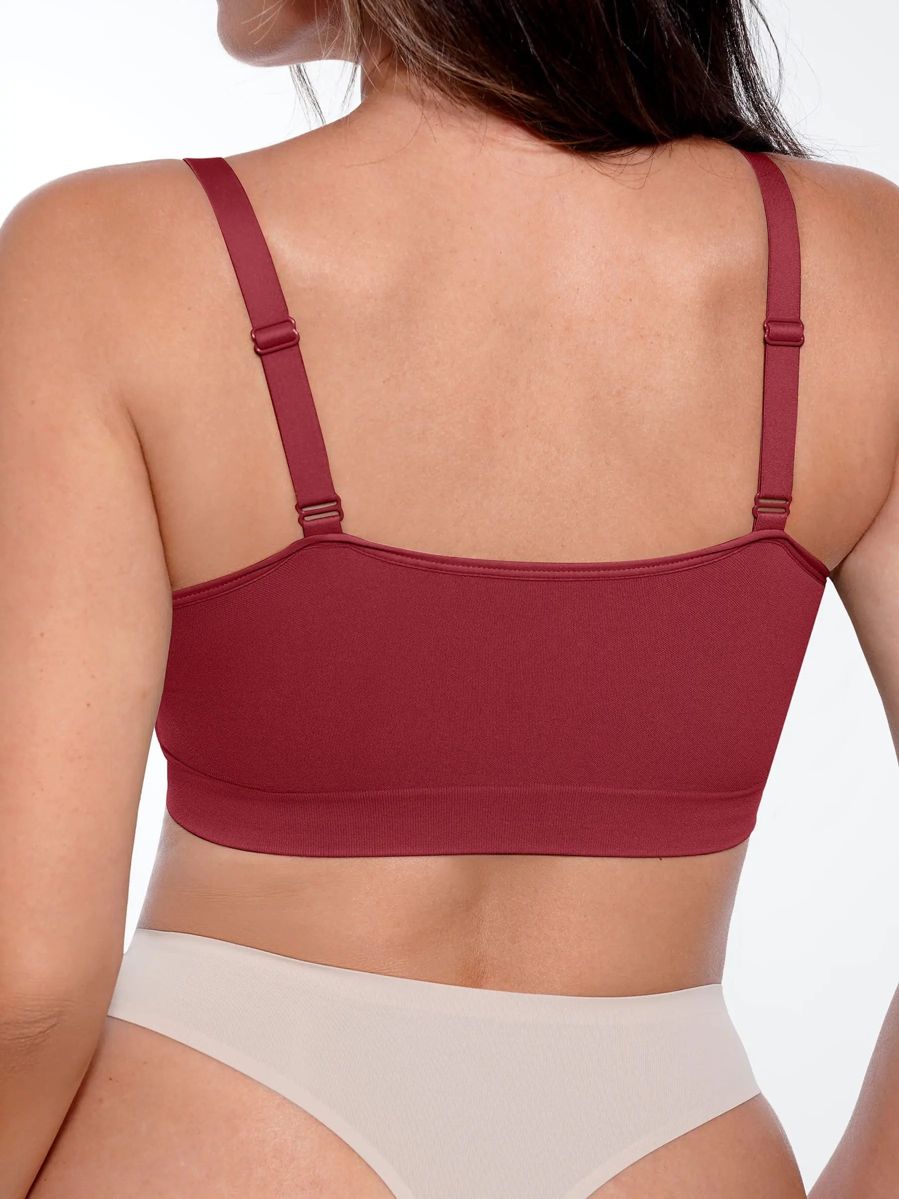 Feelingirl No Underwire Seamless Lace Everyday Bra