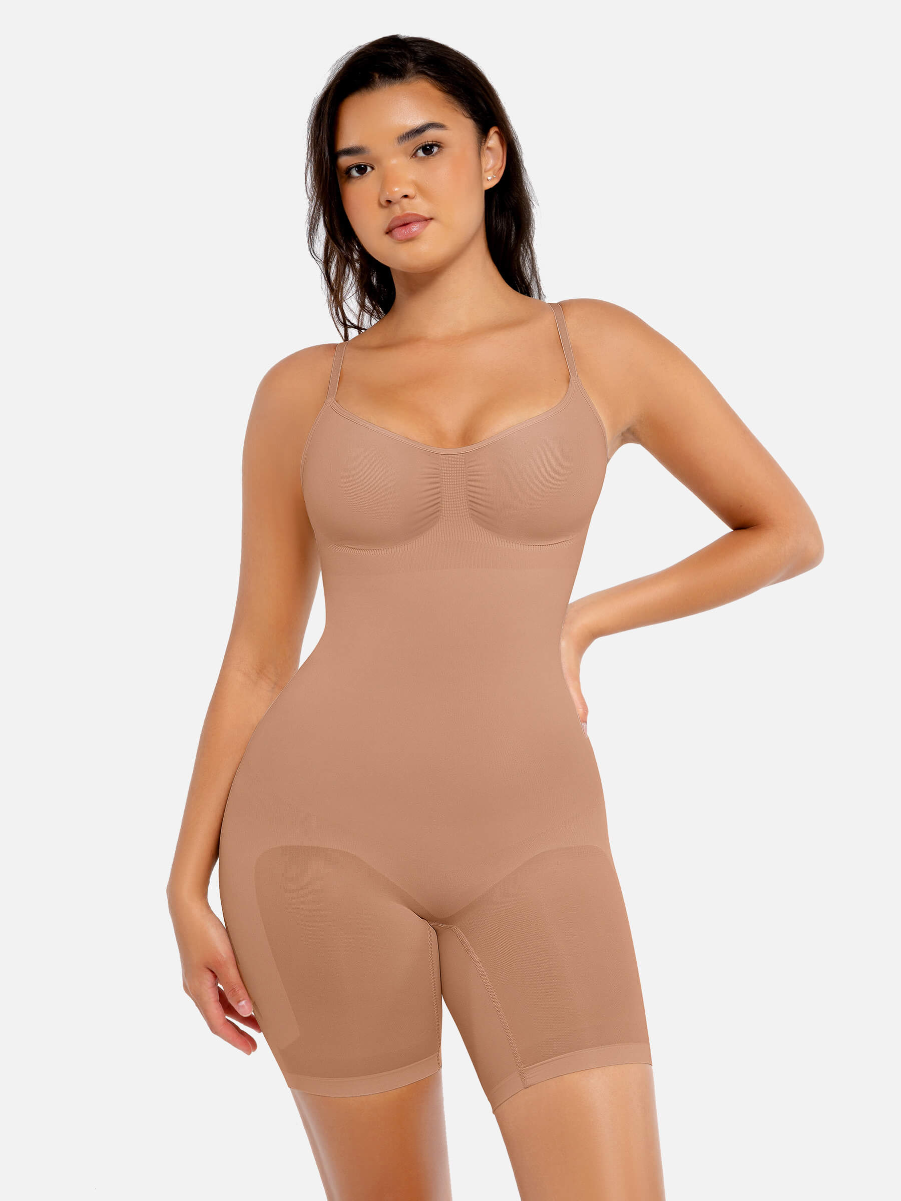 Feelingirl Seamless Boyshort Shaping Bodysuit