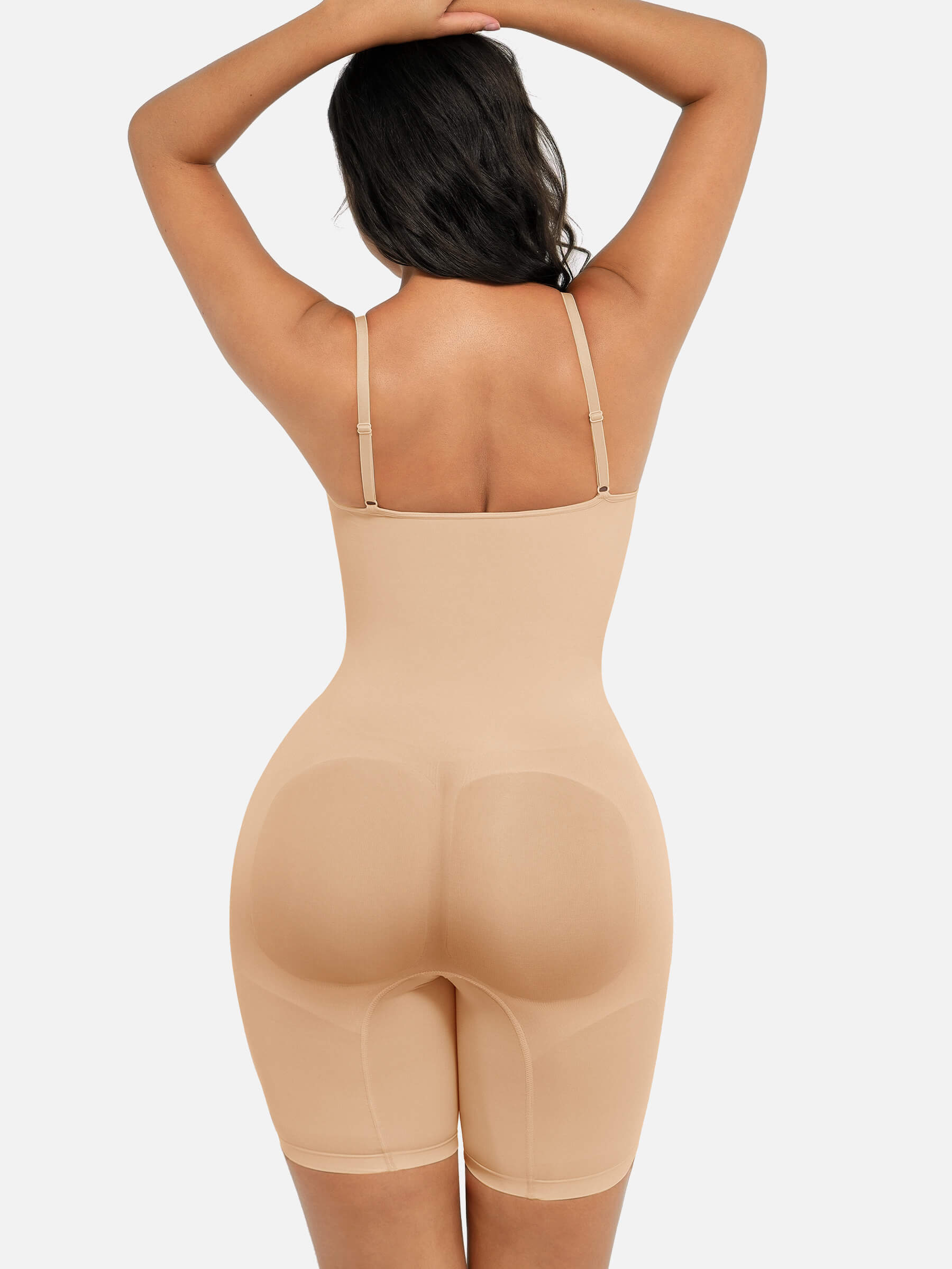 Feelingirl Seamless Boyshort Shaping Bodysuit