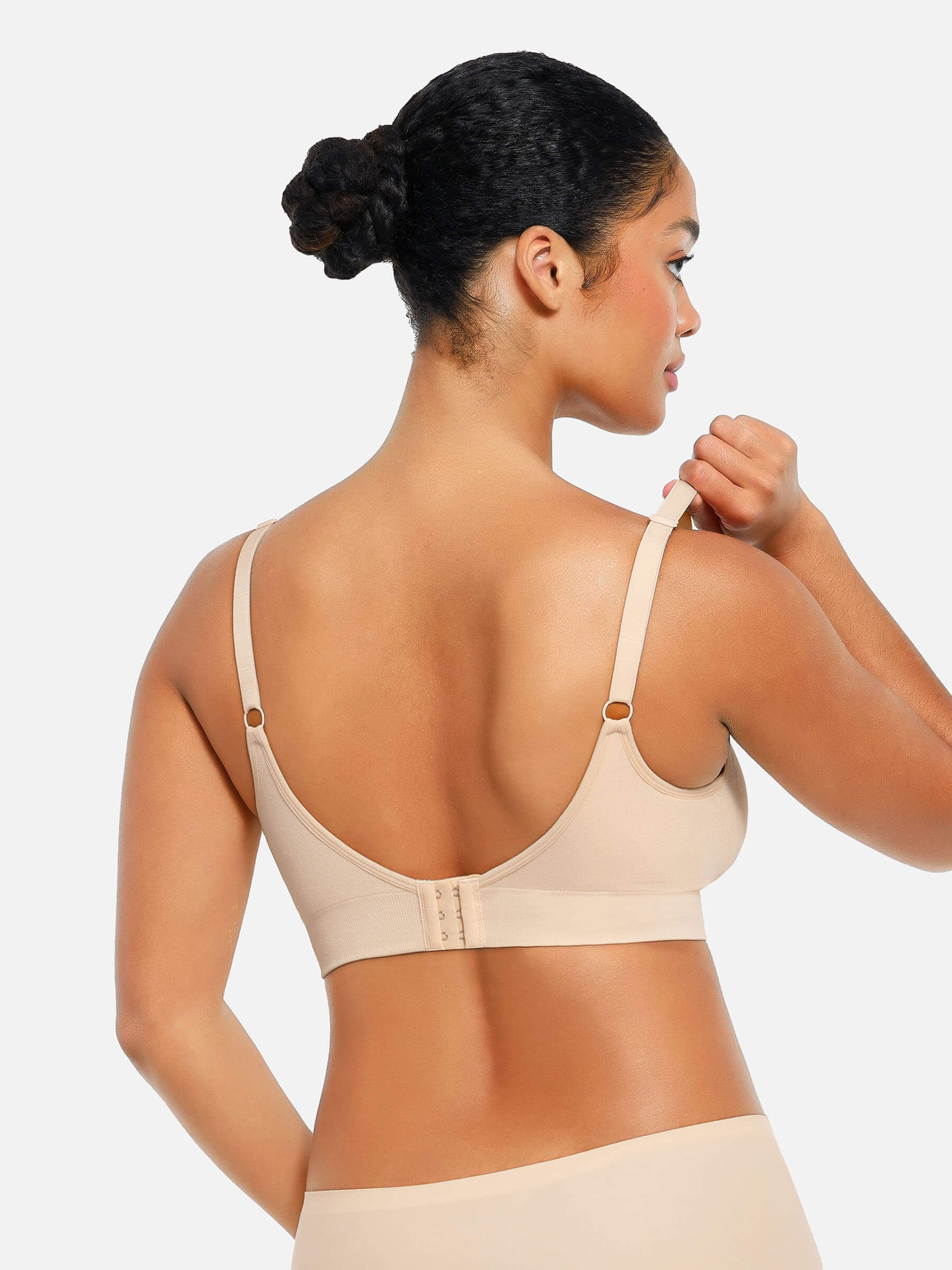Feelingirl Seamless Everyday Bra with Built-In Soft Padding Bundle