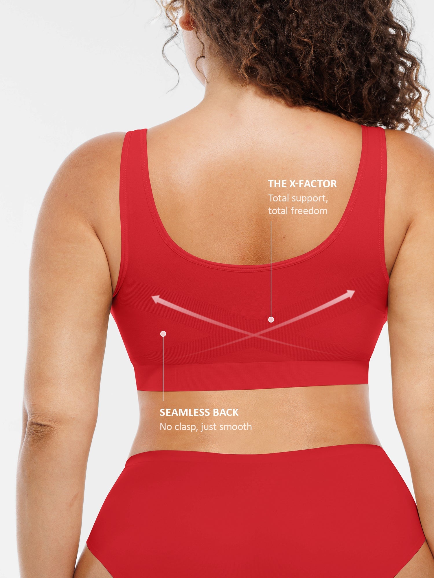 Feelingirl Seamless Wide Straps Everyday Bra