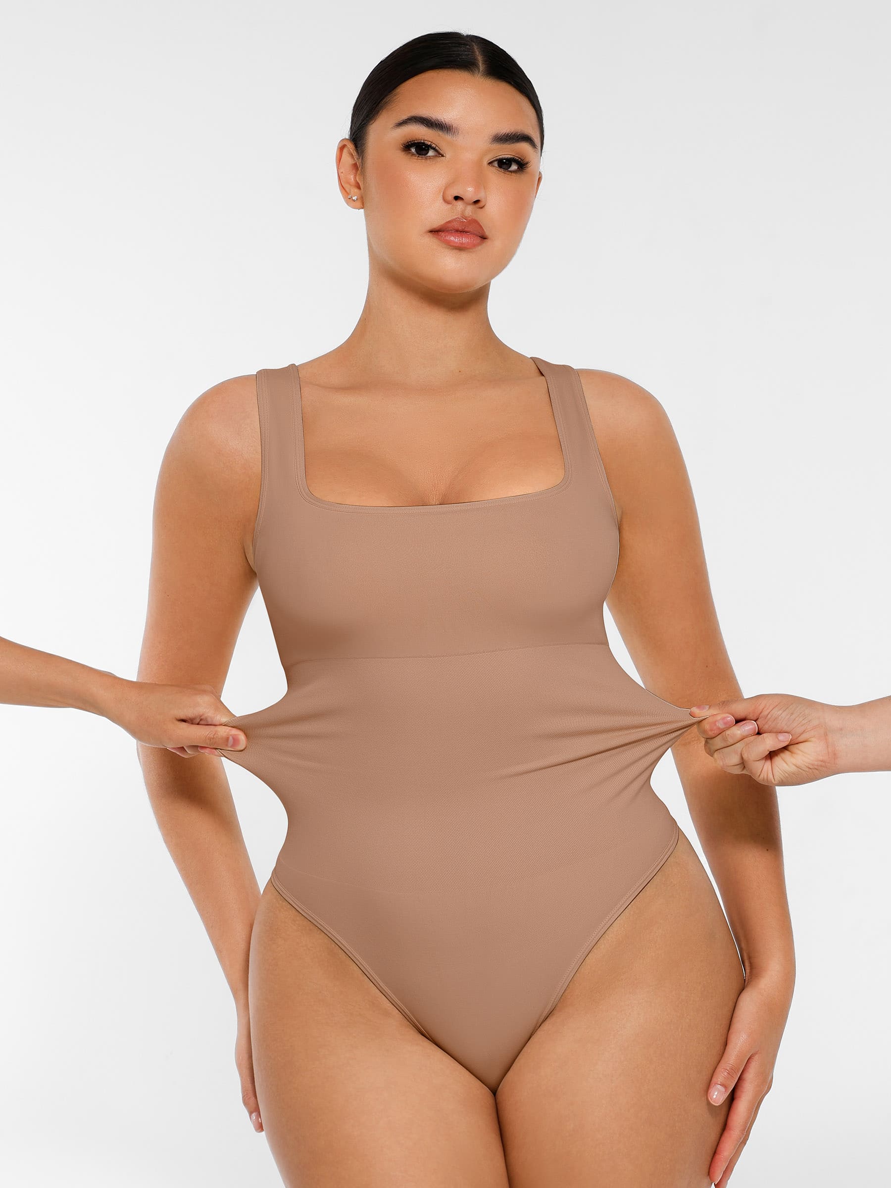 Feelingirl Seamless Shapewear Thong Bodysuit