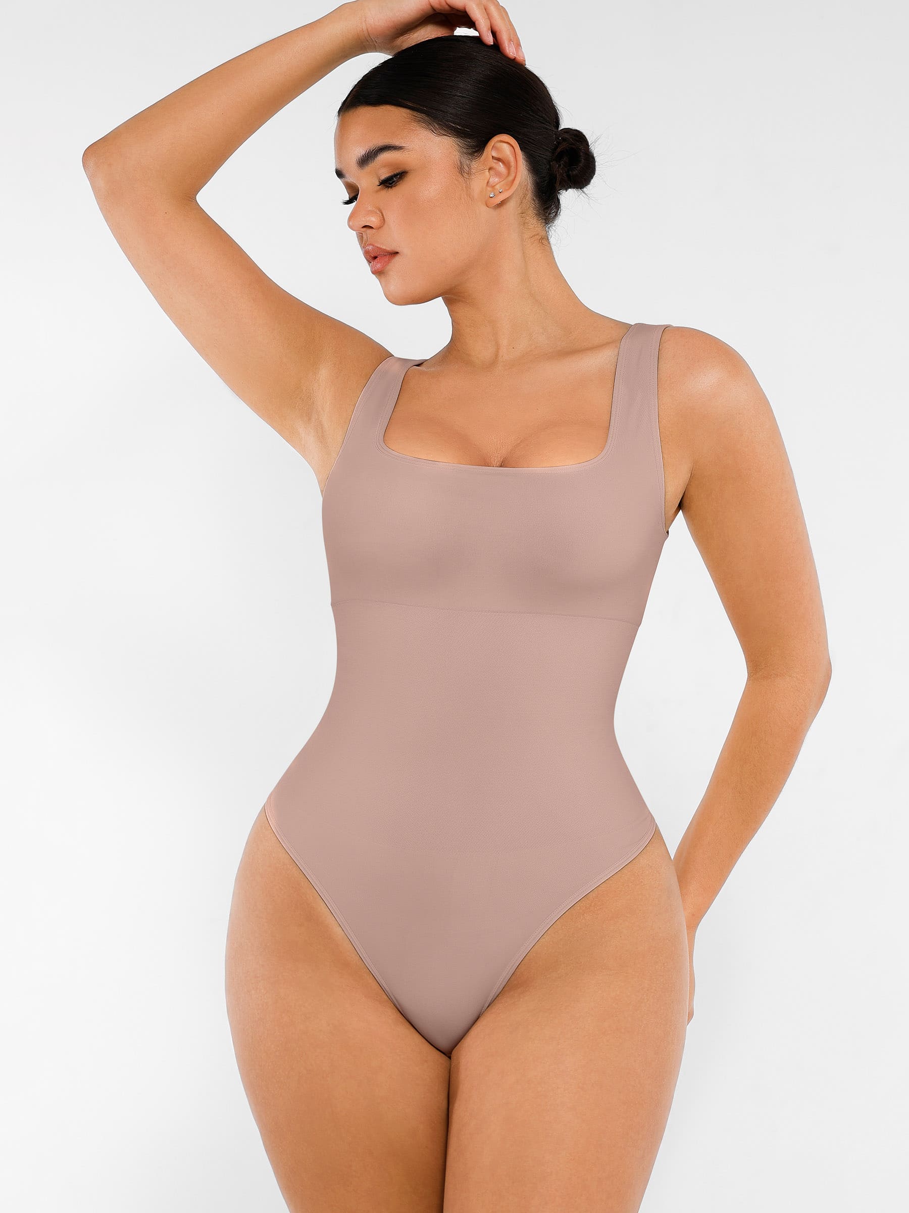 Feelingirl Seamless Shapewear Thong Bodysuit