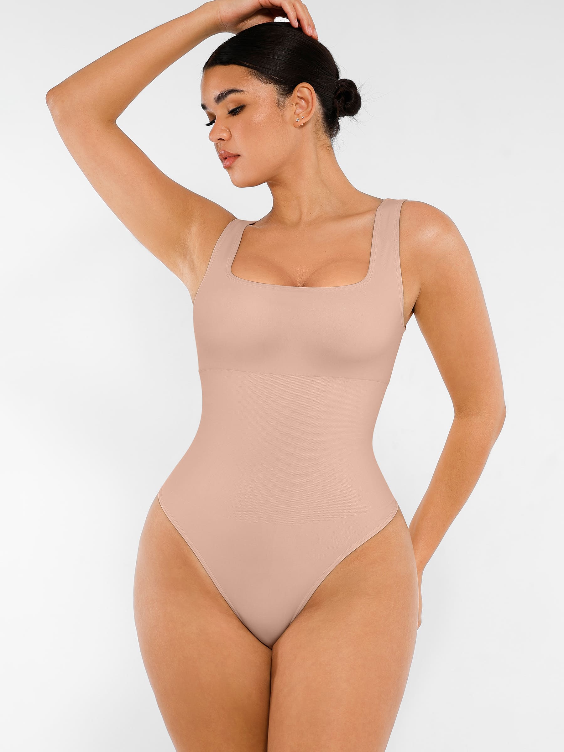Feelingirl Seamless Shapewear Thong Bodysuit