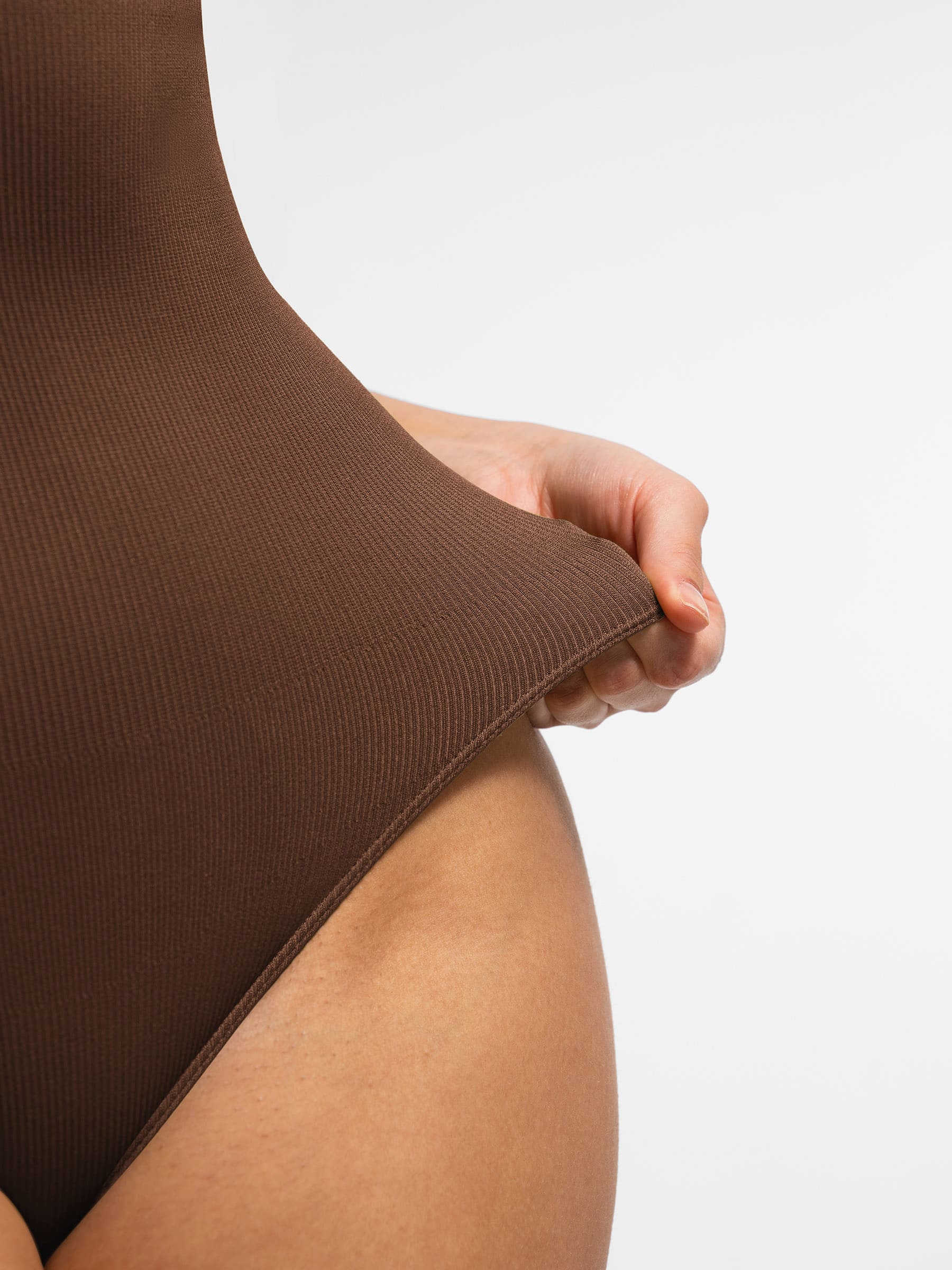 Feelingirl Tummy-Shaping Seamless Zipper Bodysuit