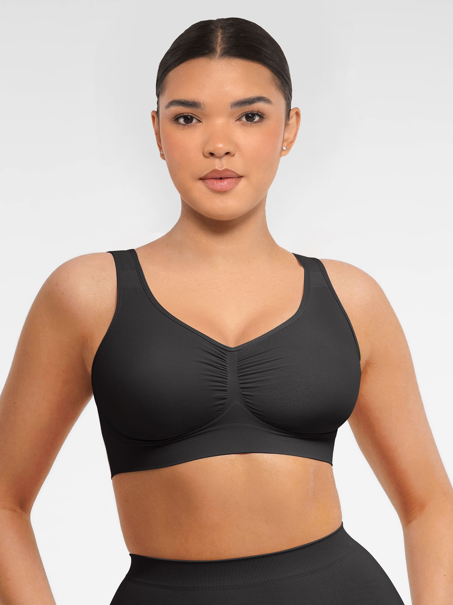 Feelingirl Seamless Wide Straps Everyday Bra
