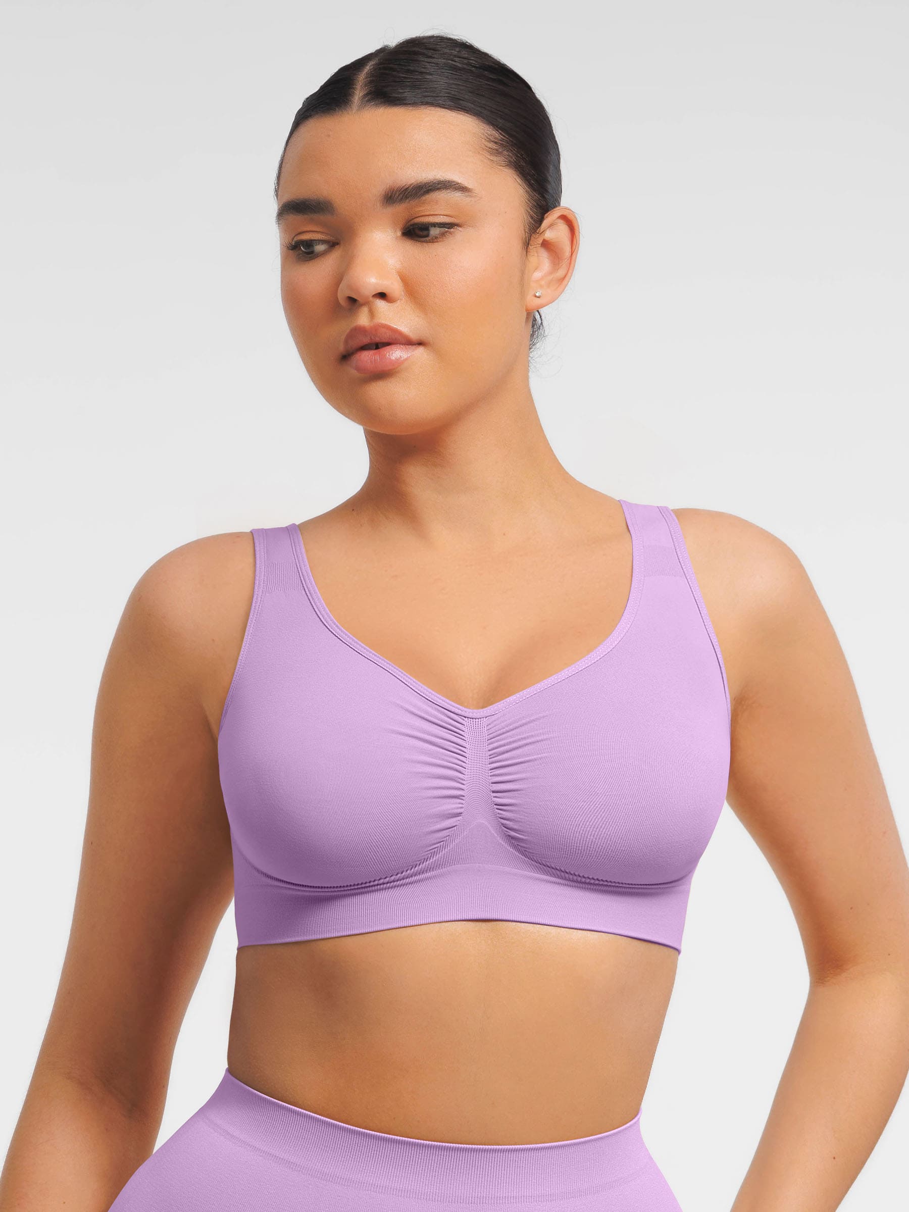 Feelingirl Seamless Wide Straps Everyday Bra