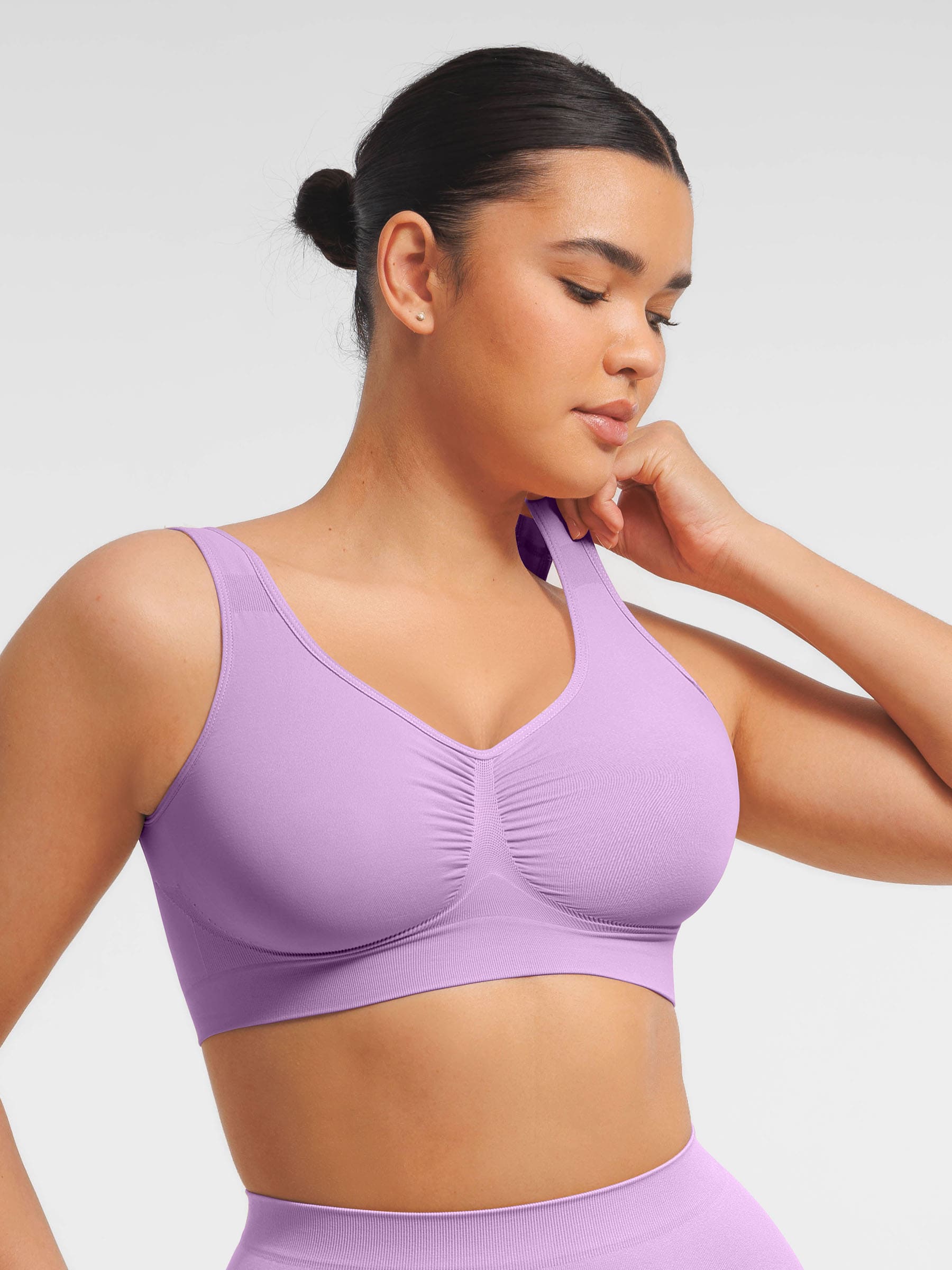Feelingirl Seamless Wide Straps Everyday Bra
