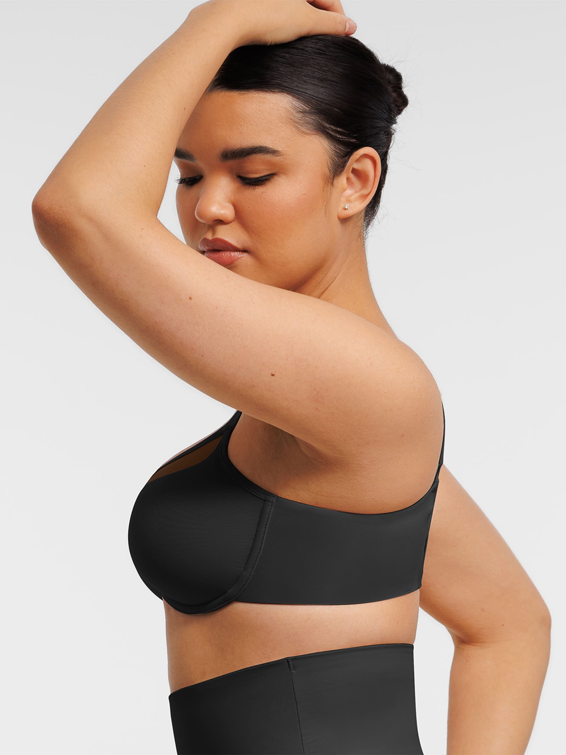 Feelingirl Sheer Mesh Full Coverage Unpadded Underwire Bra