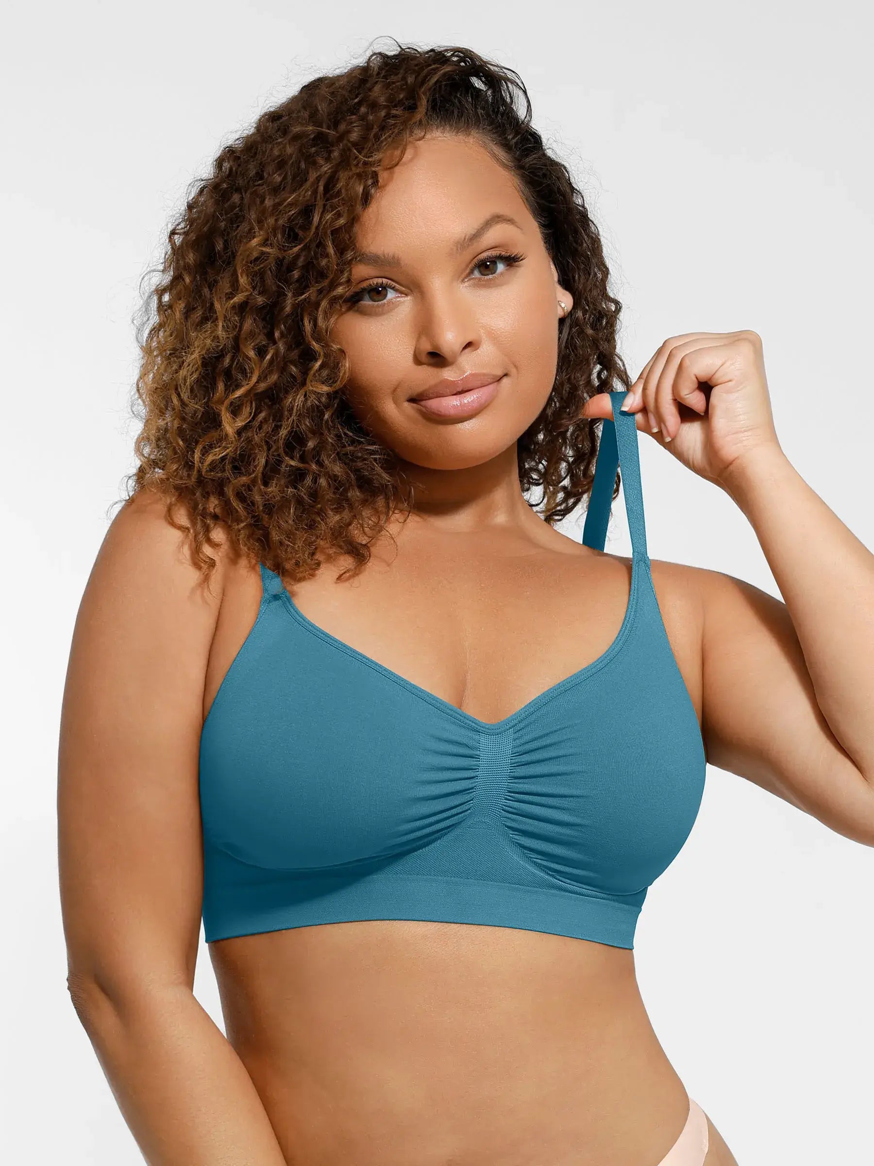 Feelingirl Seamless Everyday Bra with Built-In Soft Padding