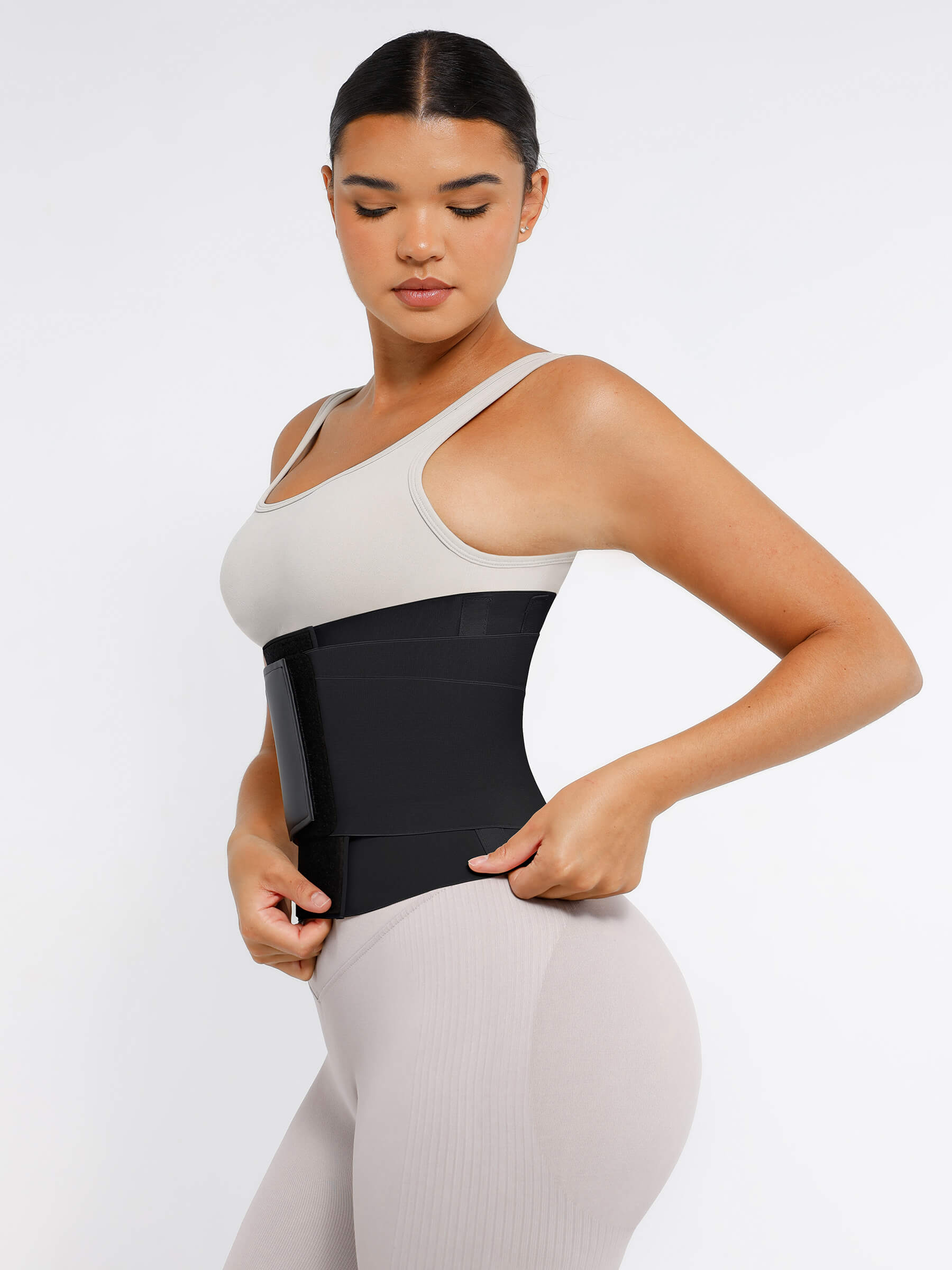 Feelingirl Triple Wrap Tummy Control Waist Trainer Belt