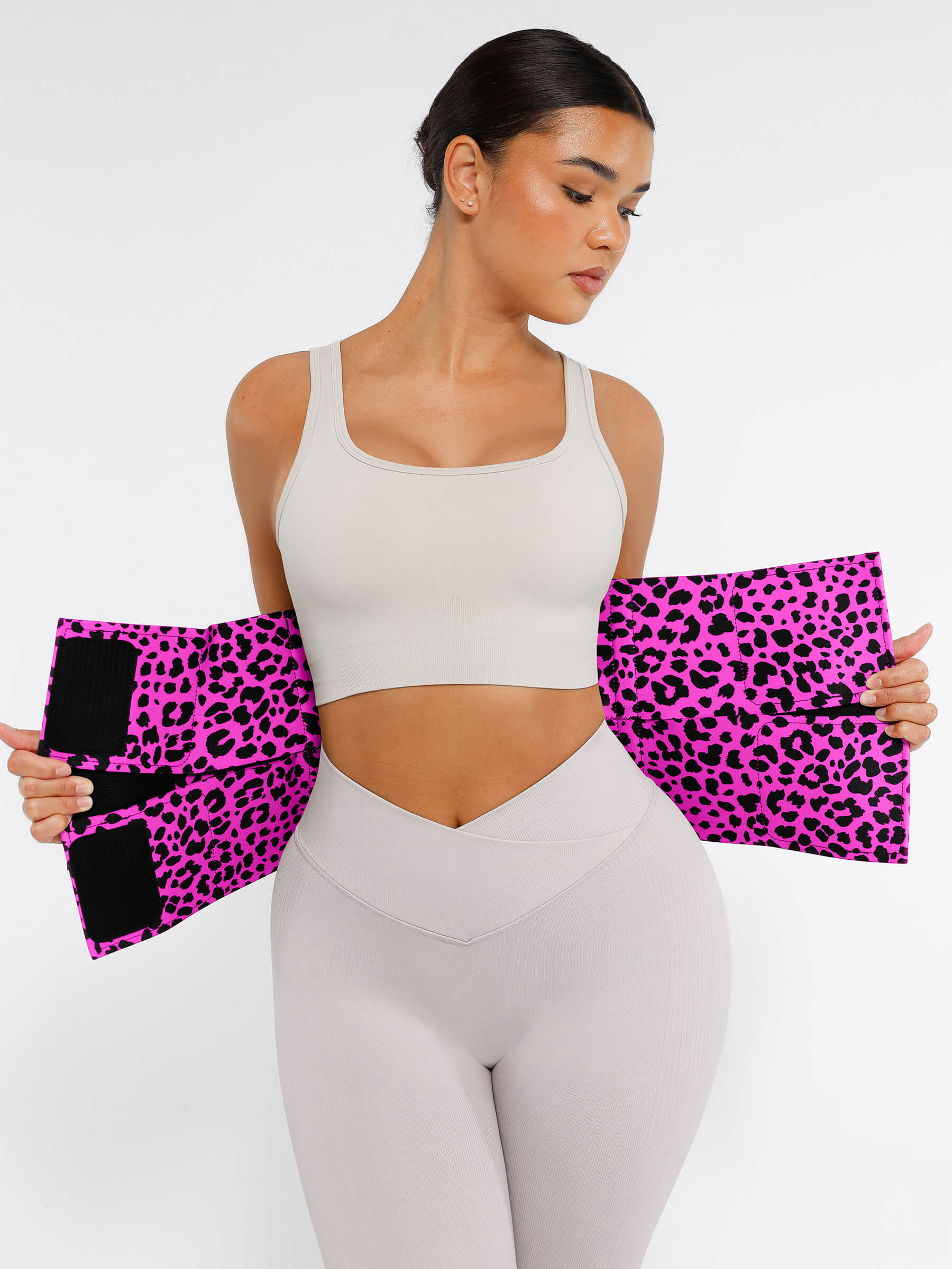 Feelingirl Triple Wrap Tummy Control Waist Trainer Belt
