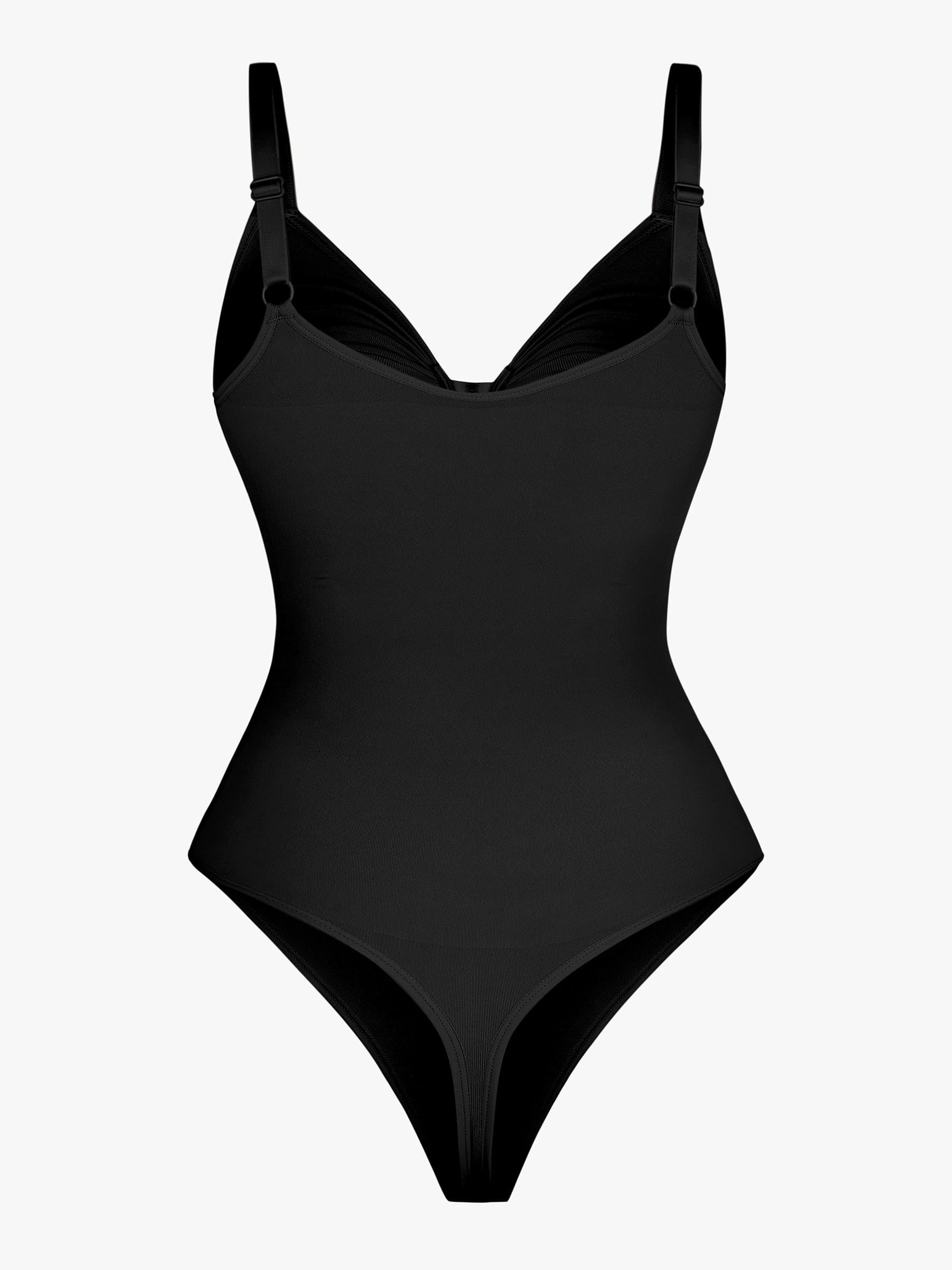 Feelingirl Seamless Tummy Control Zipper Bodysuit