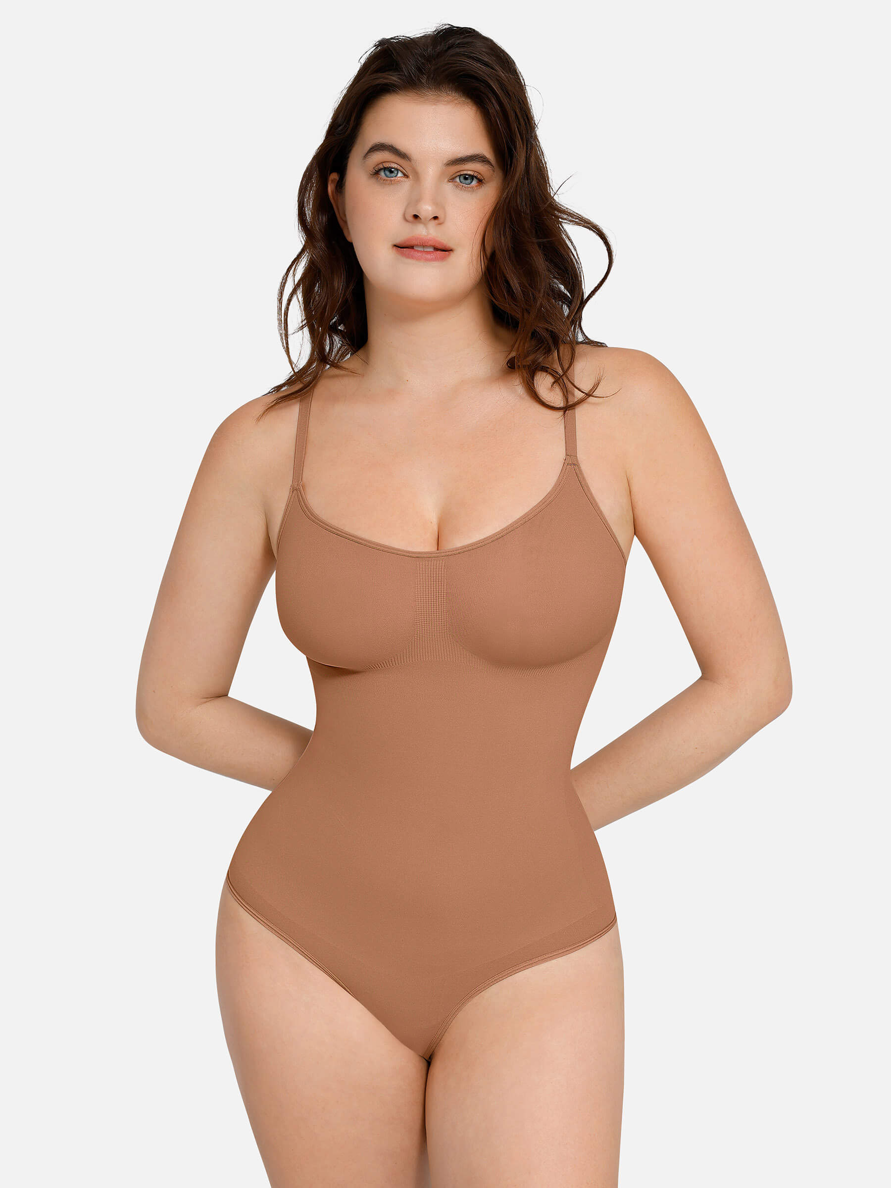 Feelingirl Everyday Wear Seamless Thong Bodysuit