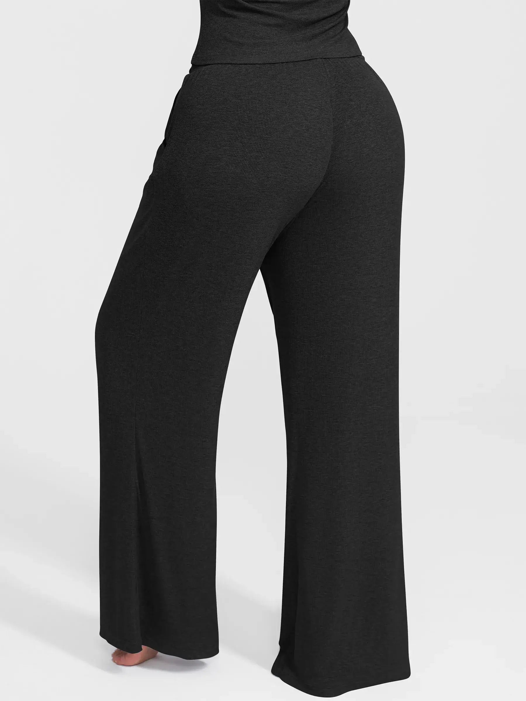 Feelingirl Breathable Ribbed Loungewear Pants