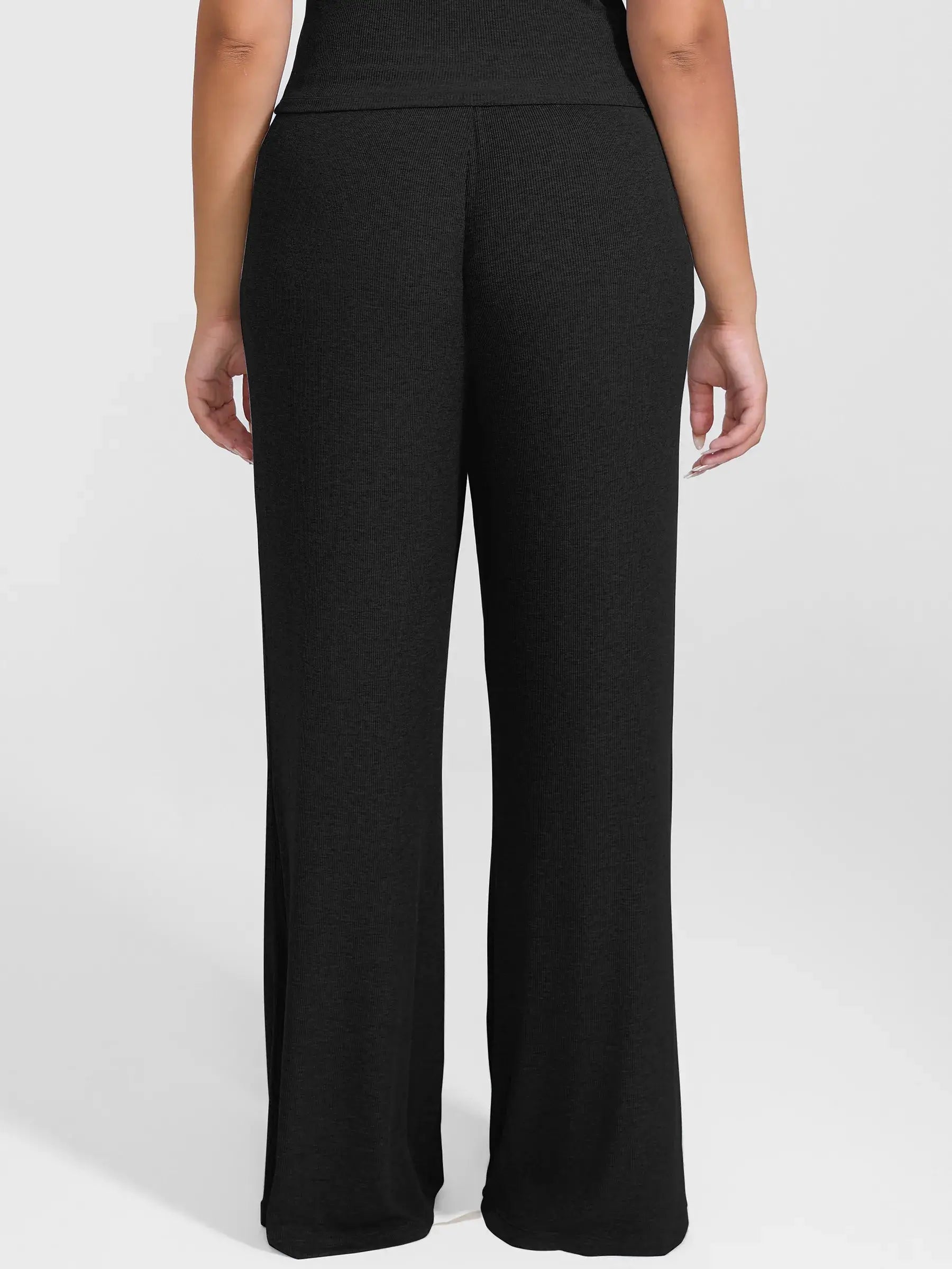 Feelingirl Breathable Ribbed Loungewear Pants