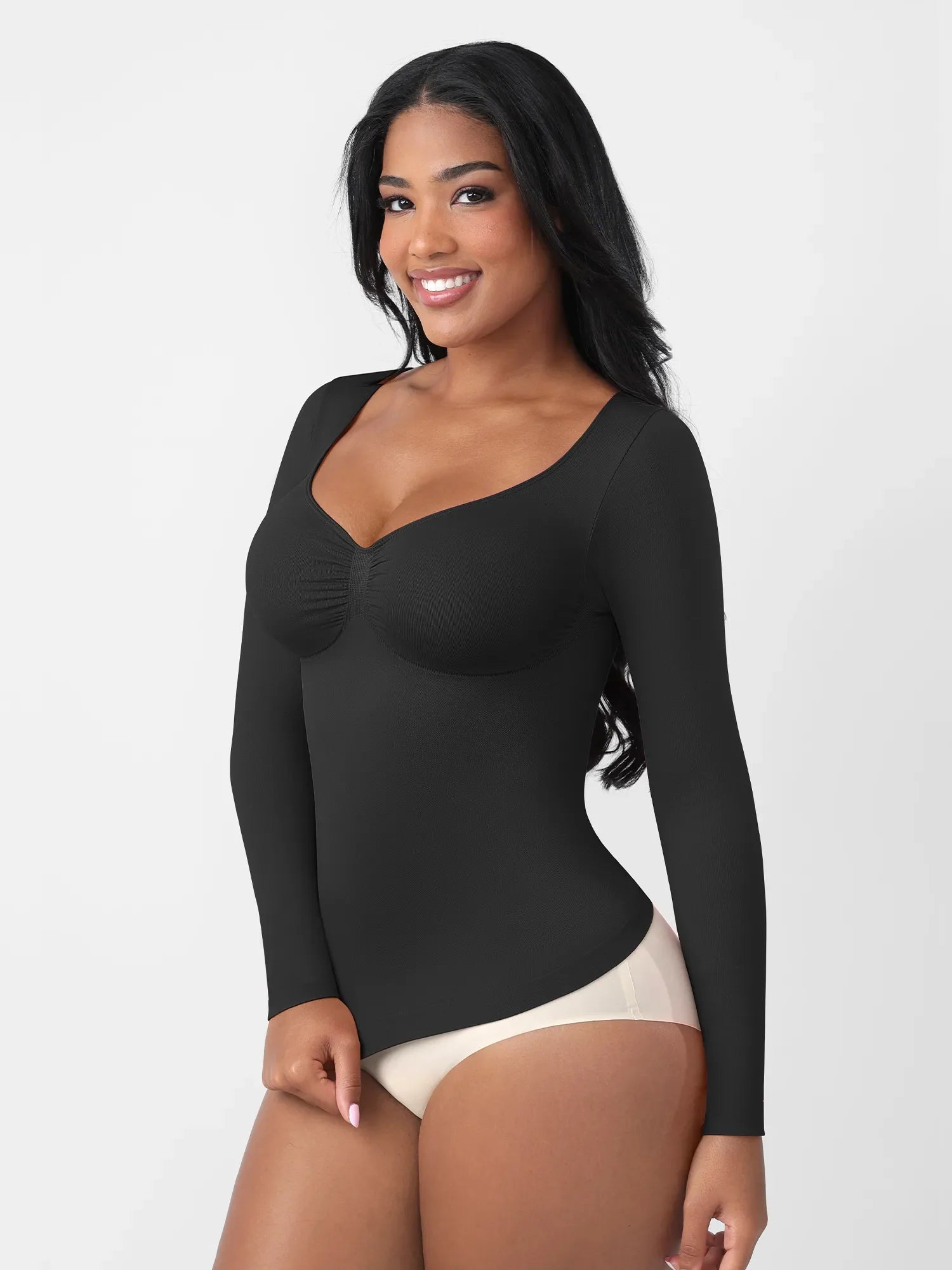 Feelingirl Everyday Seamless Long Sleeve Shaper