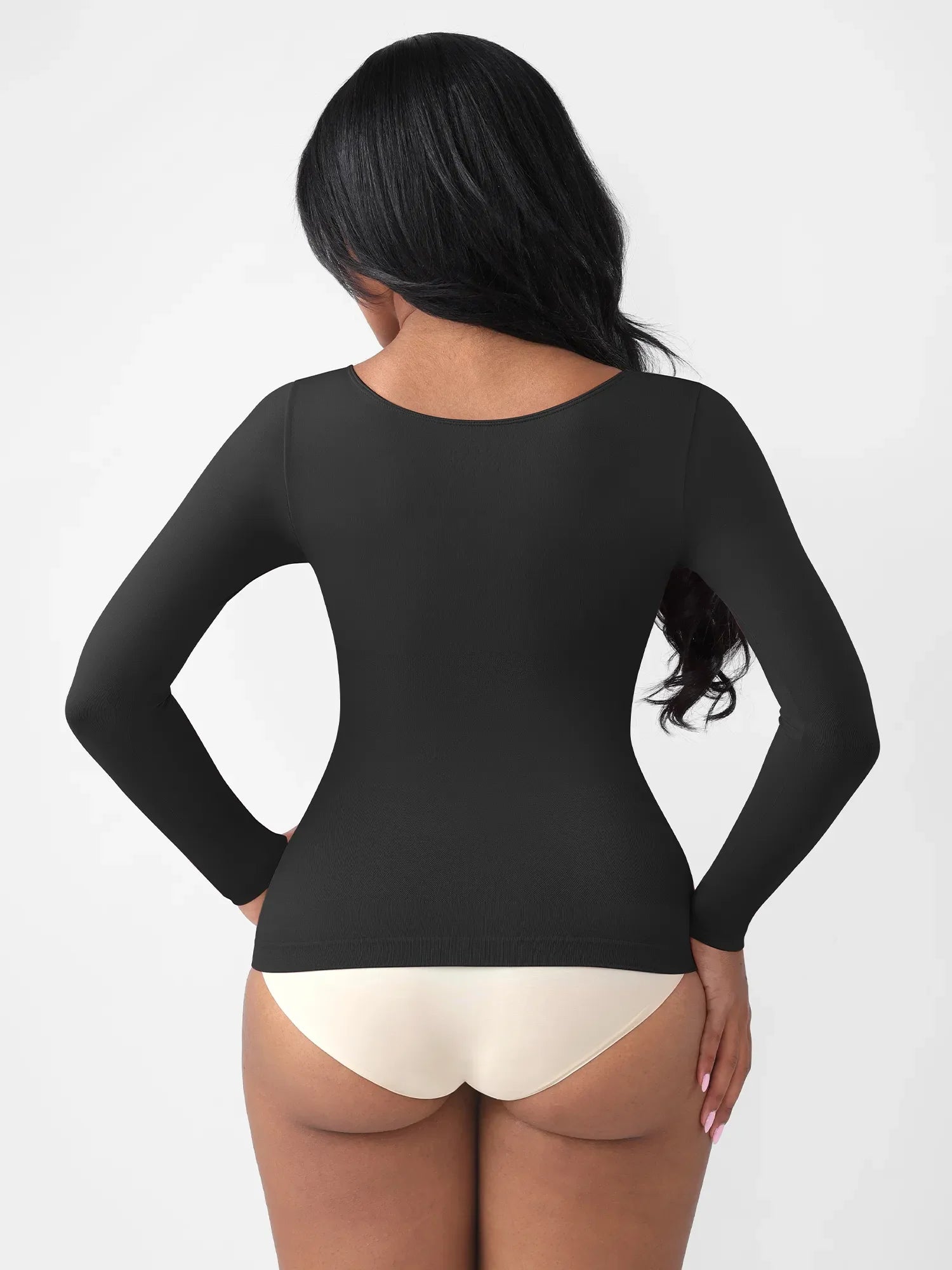 Feelingirl Everyday Seamless Long Sleeve Shaper