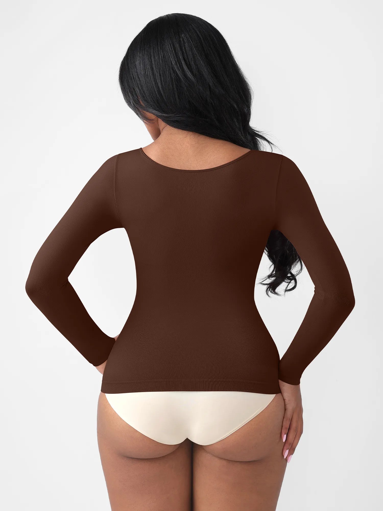 Feelingirl Everyday Seamless Long Sleeve Shaper