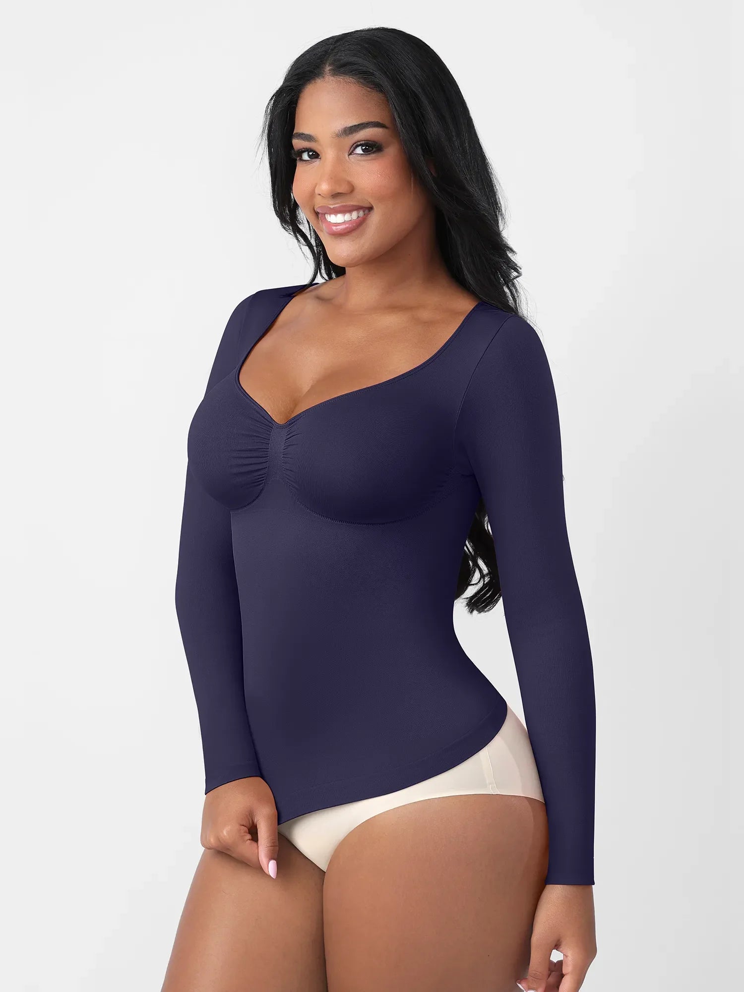 Feelingirl Everyday Seamless Long Sleeve Shaper