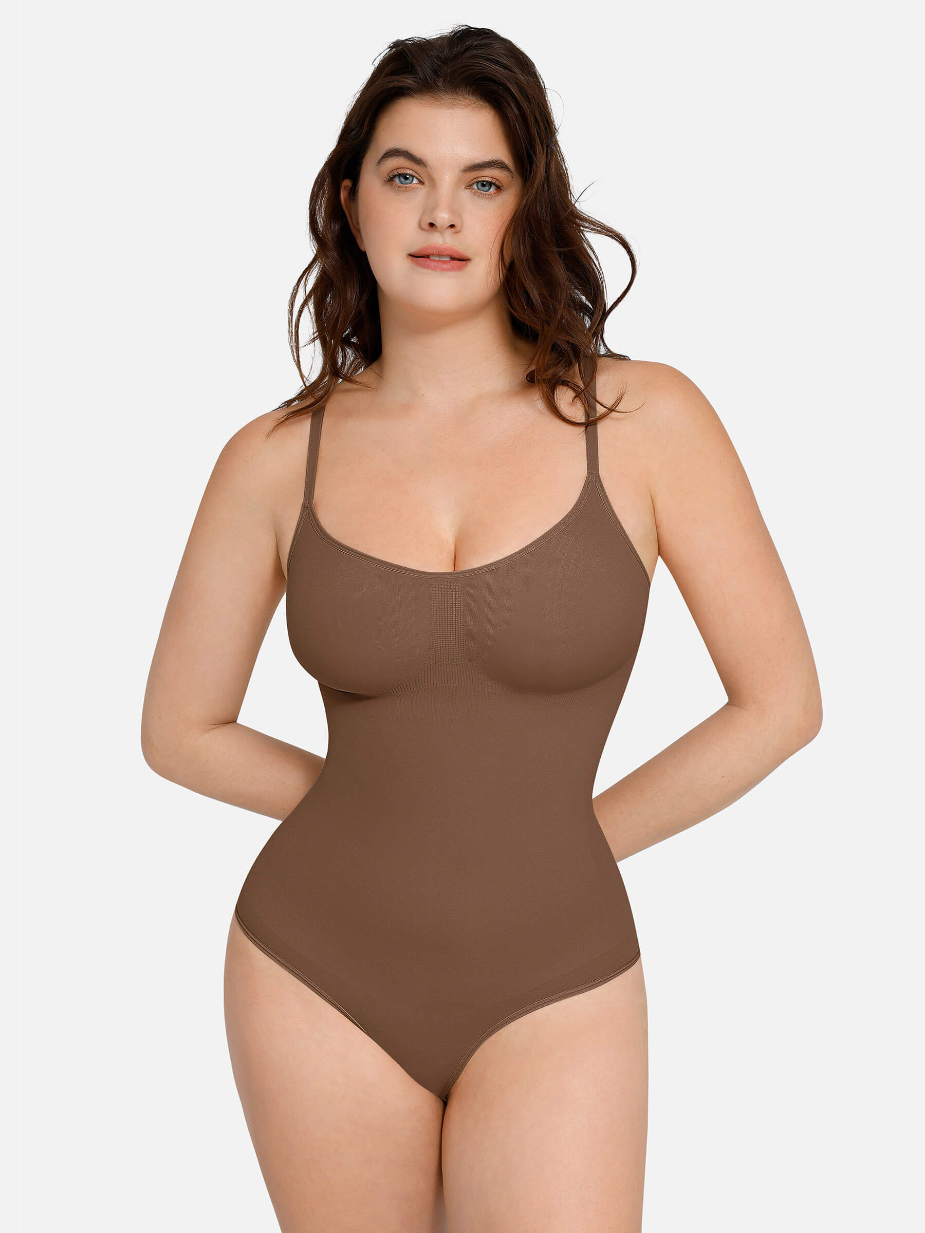 Feelingirl Everyday Wear Seamless Thong Bodysuit