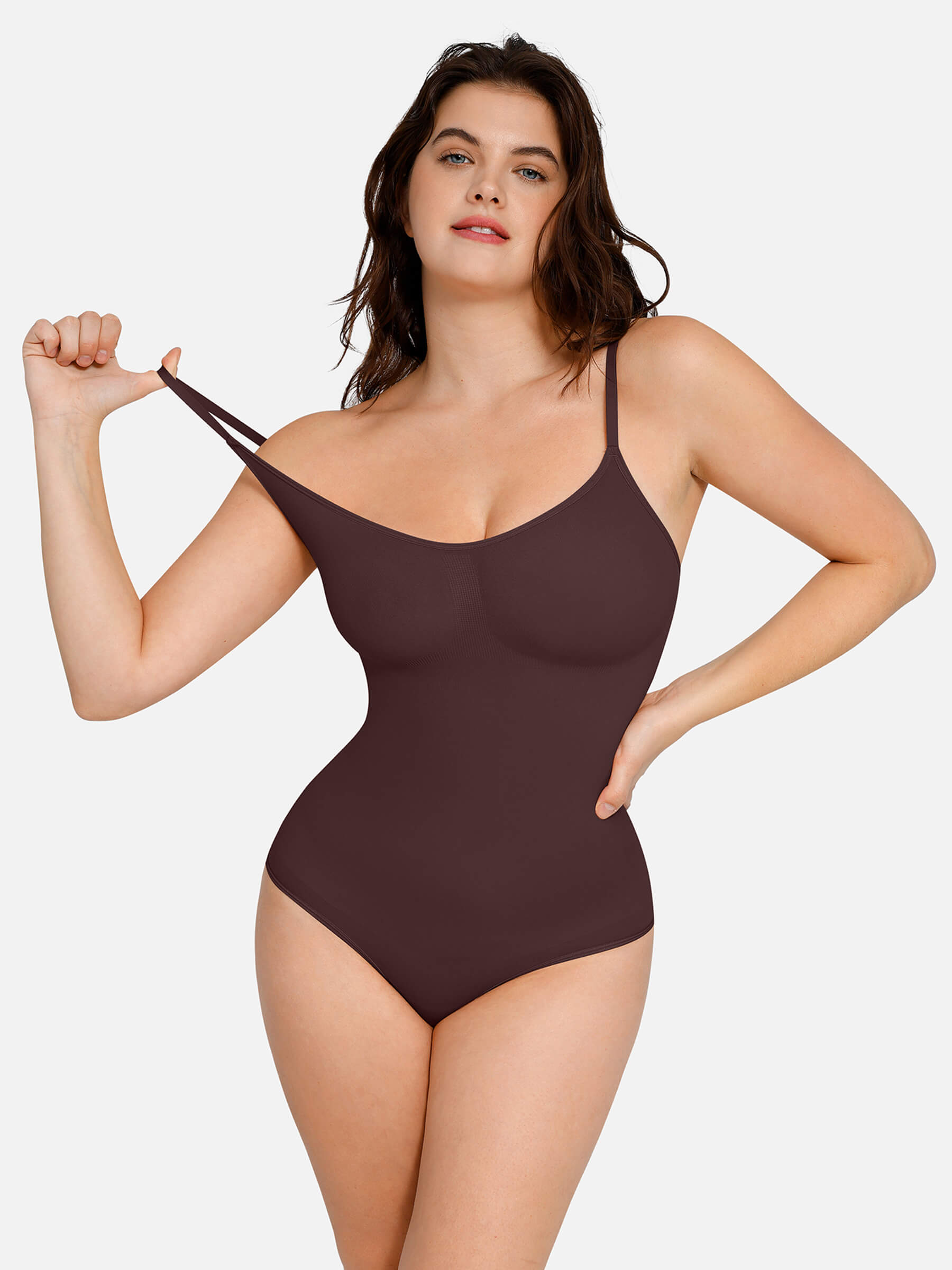 Feelingirl Everyday Wear Seamless Thong Bodysuit