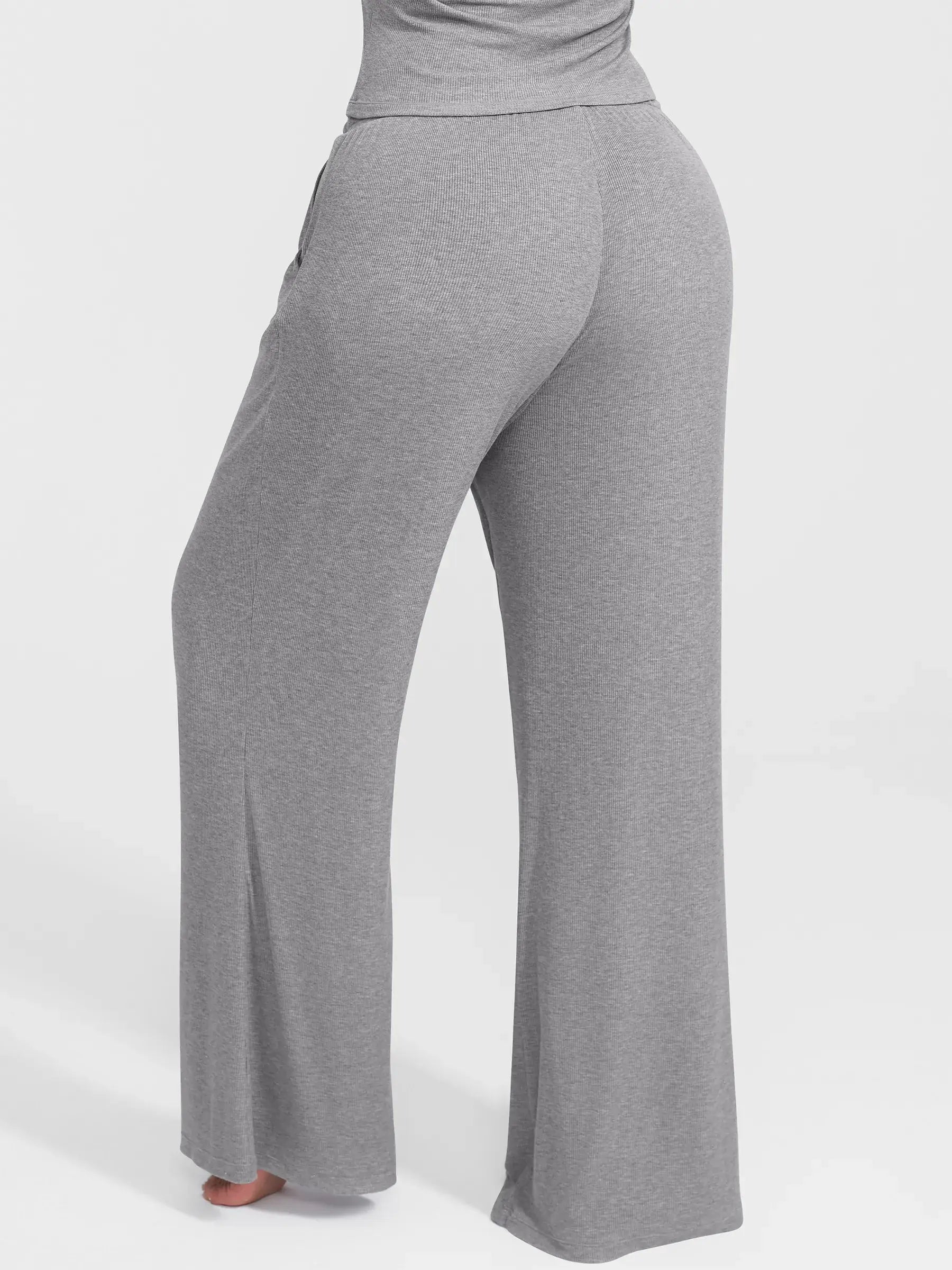 Feelingirl Breathable Ribbed Loungewear Pants