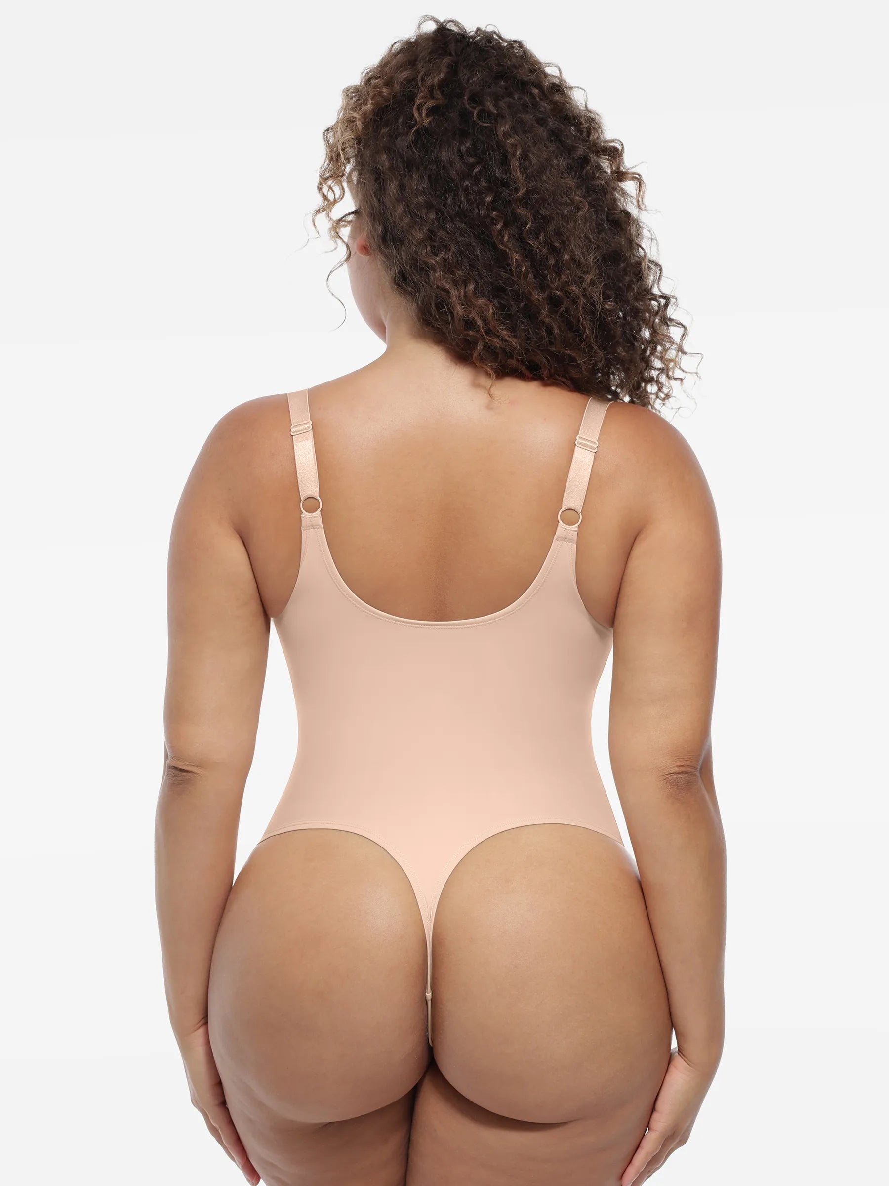 Feelingirl Deep V-Neck Shapewear Bodysuit