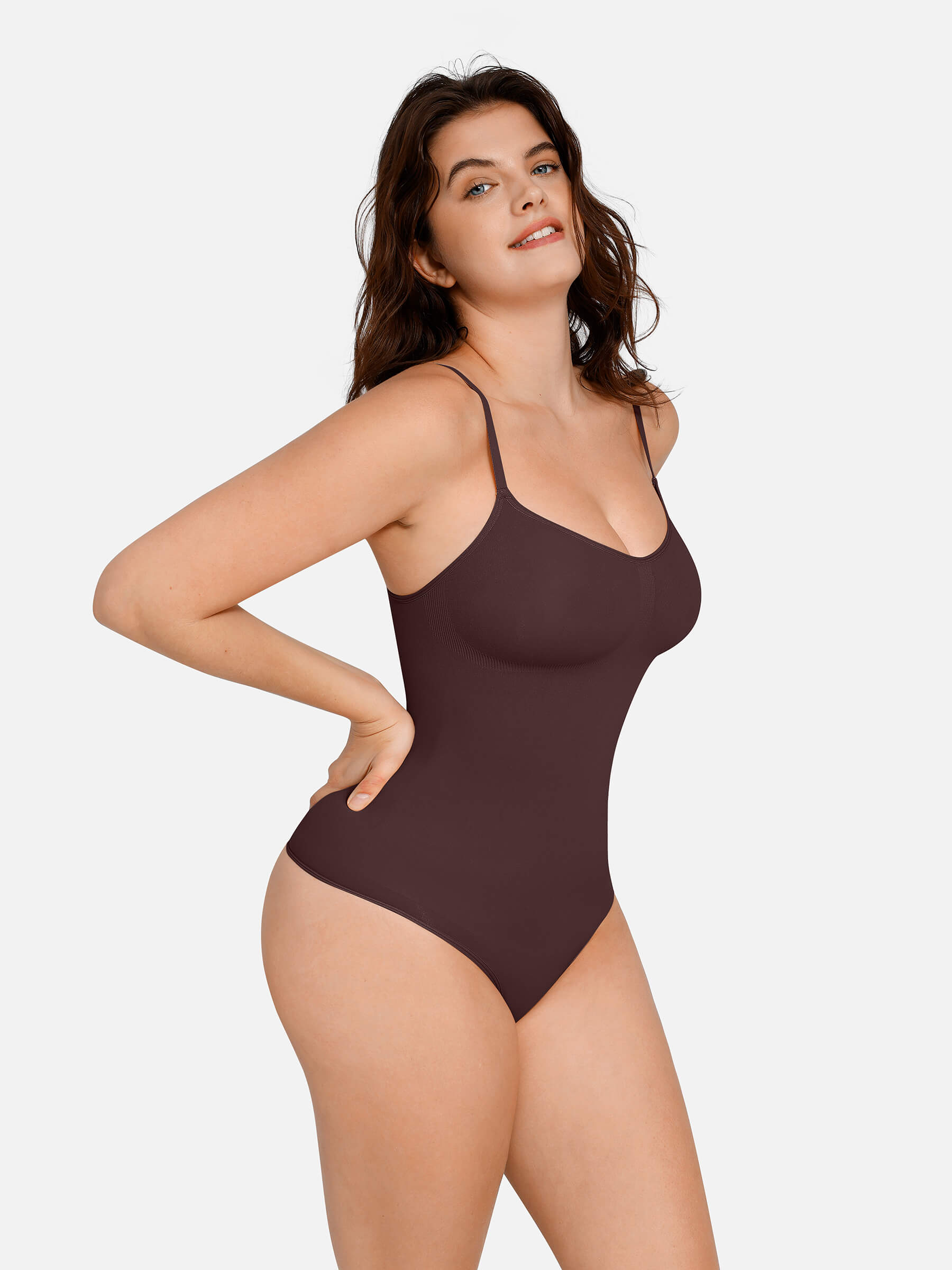 Feelingirl Everyday Wear Seamless Thong Bodysuit