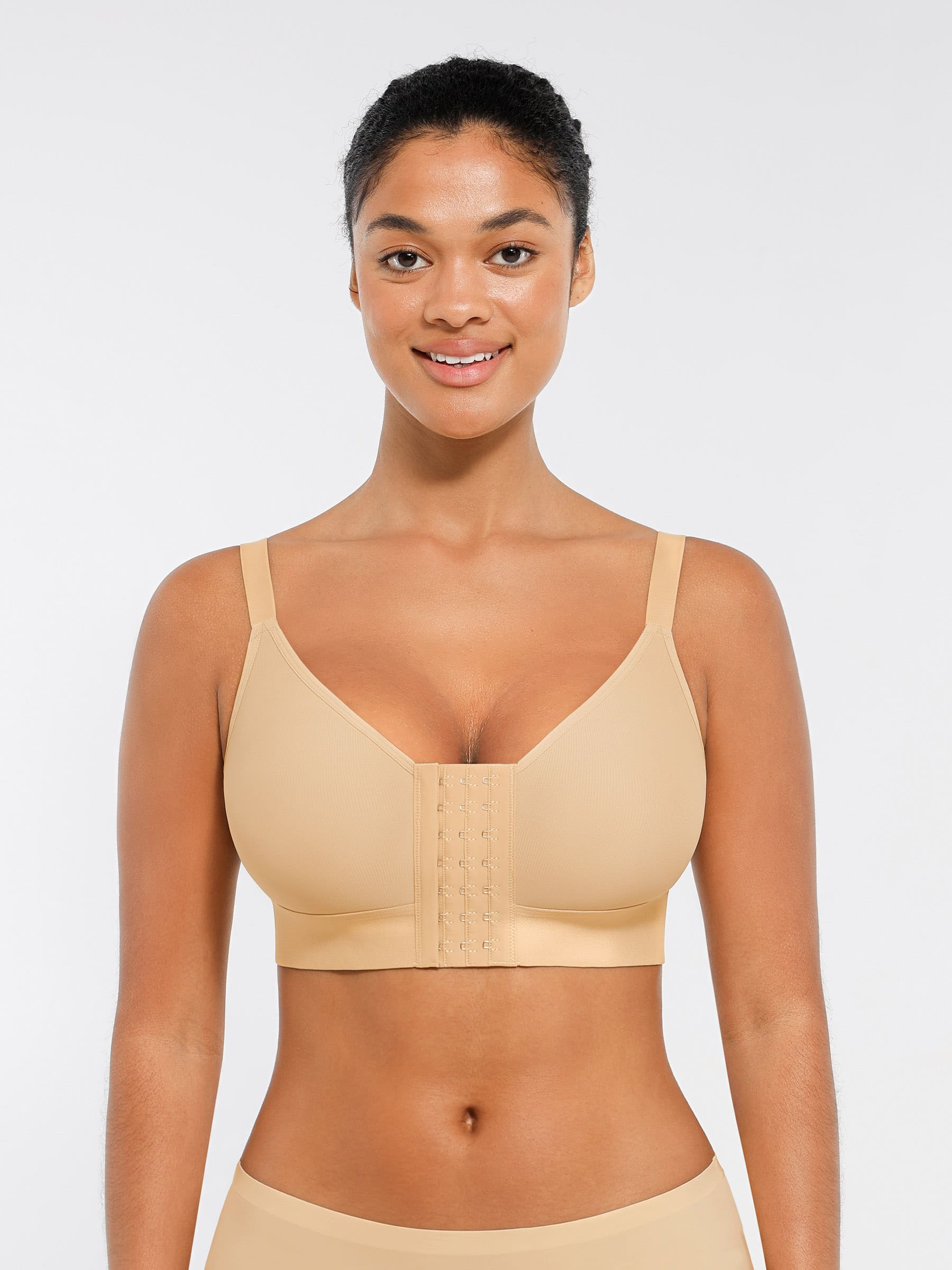 Feelingirl Full Coverage Front Closure Post-Operation Bra