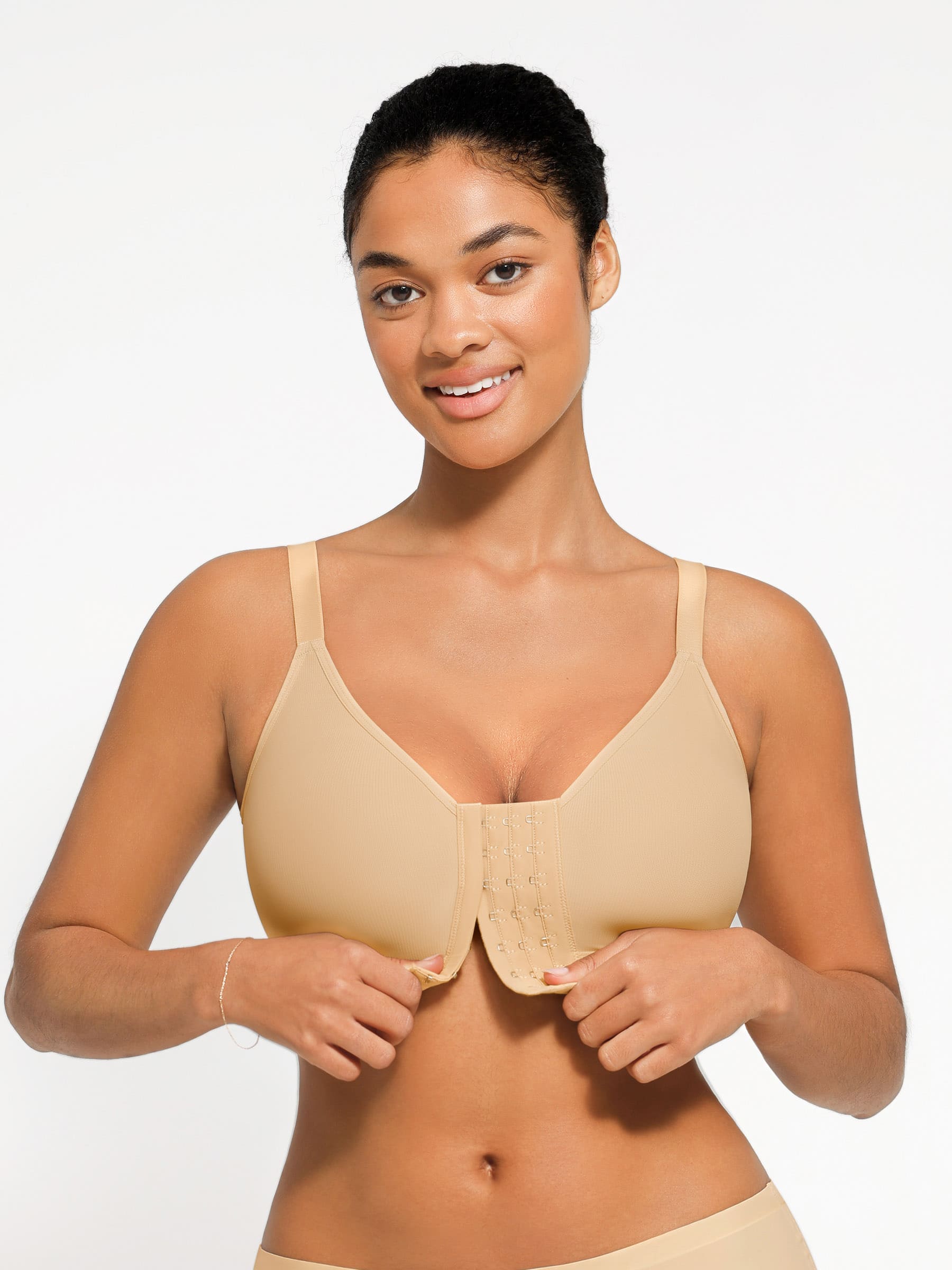 Feelingirl Full Coverage Front Closure Post-Operation Bra