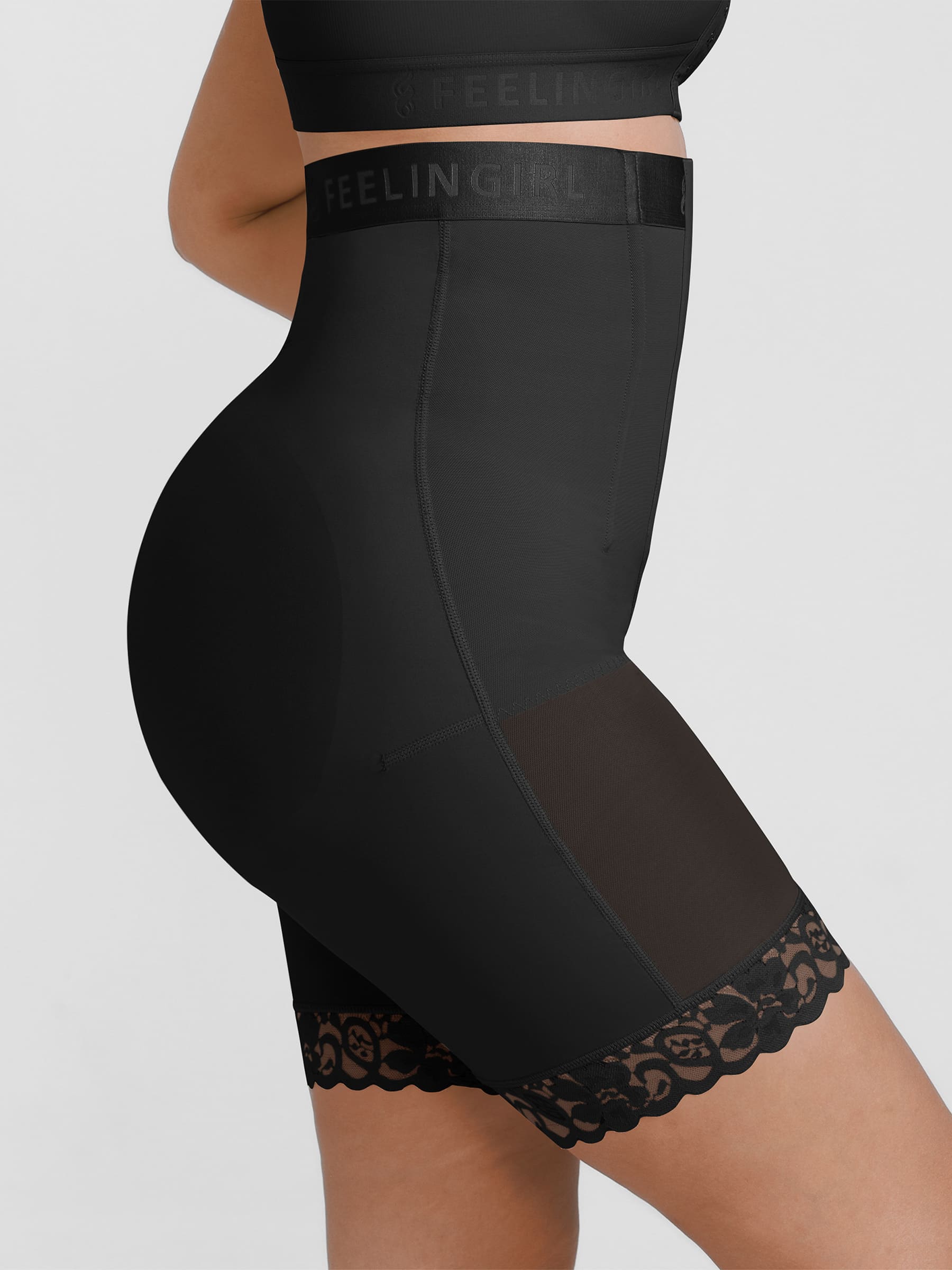 Feelingirl Steel-Boned High-Waist Shaper