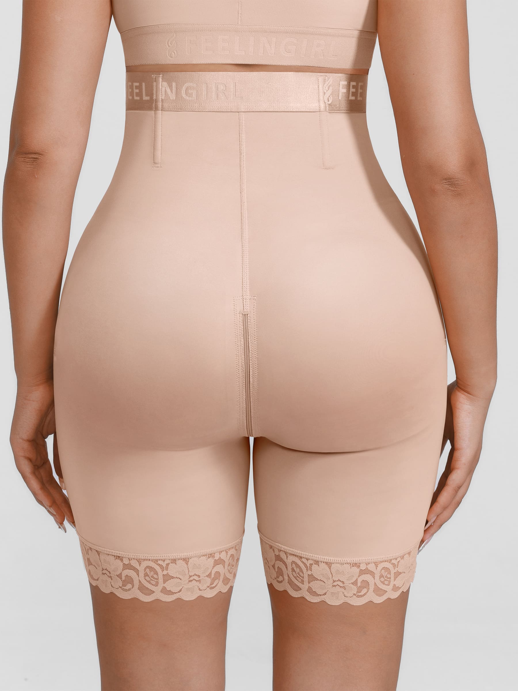 Feelingirl Steel-Boned High-Waist Shaper