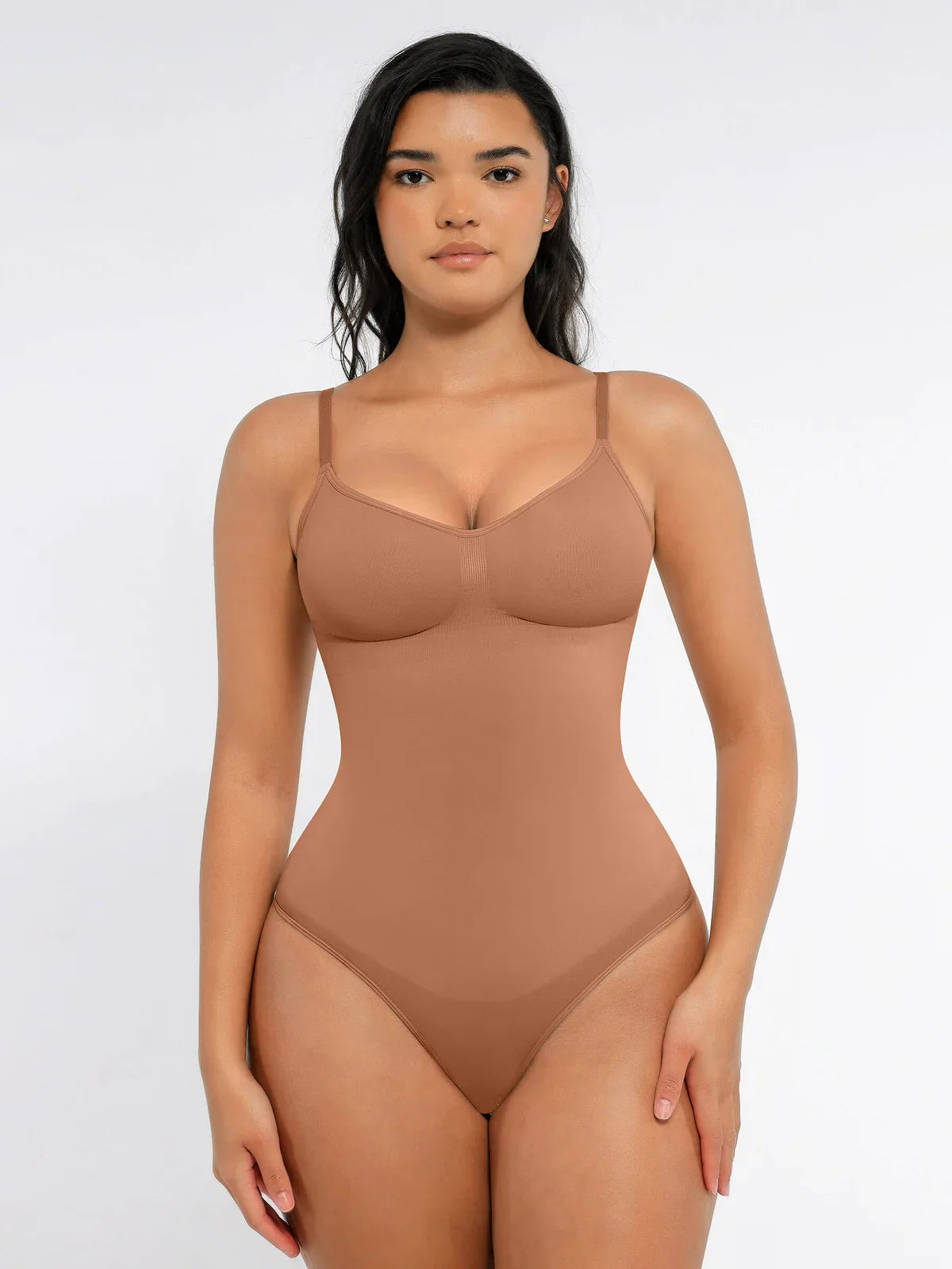 Feelingirl Tummy Control Seamless Thong Bodysuit