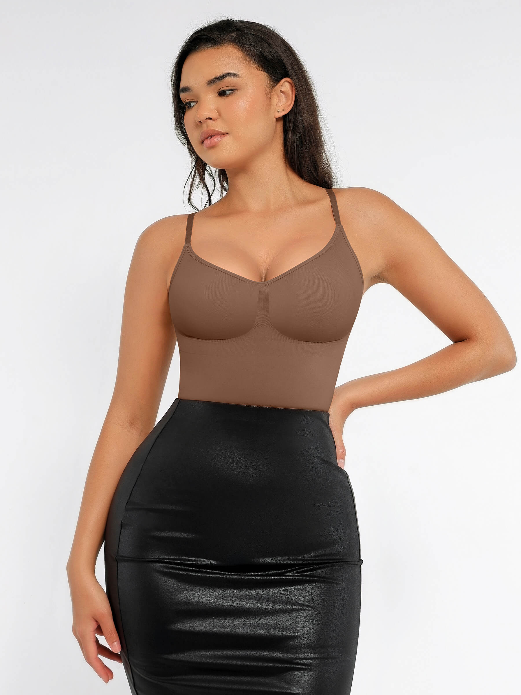 Feelingirl Seamless Tummy Control Shapewear Bodysuit