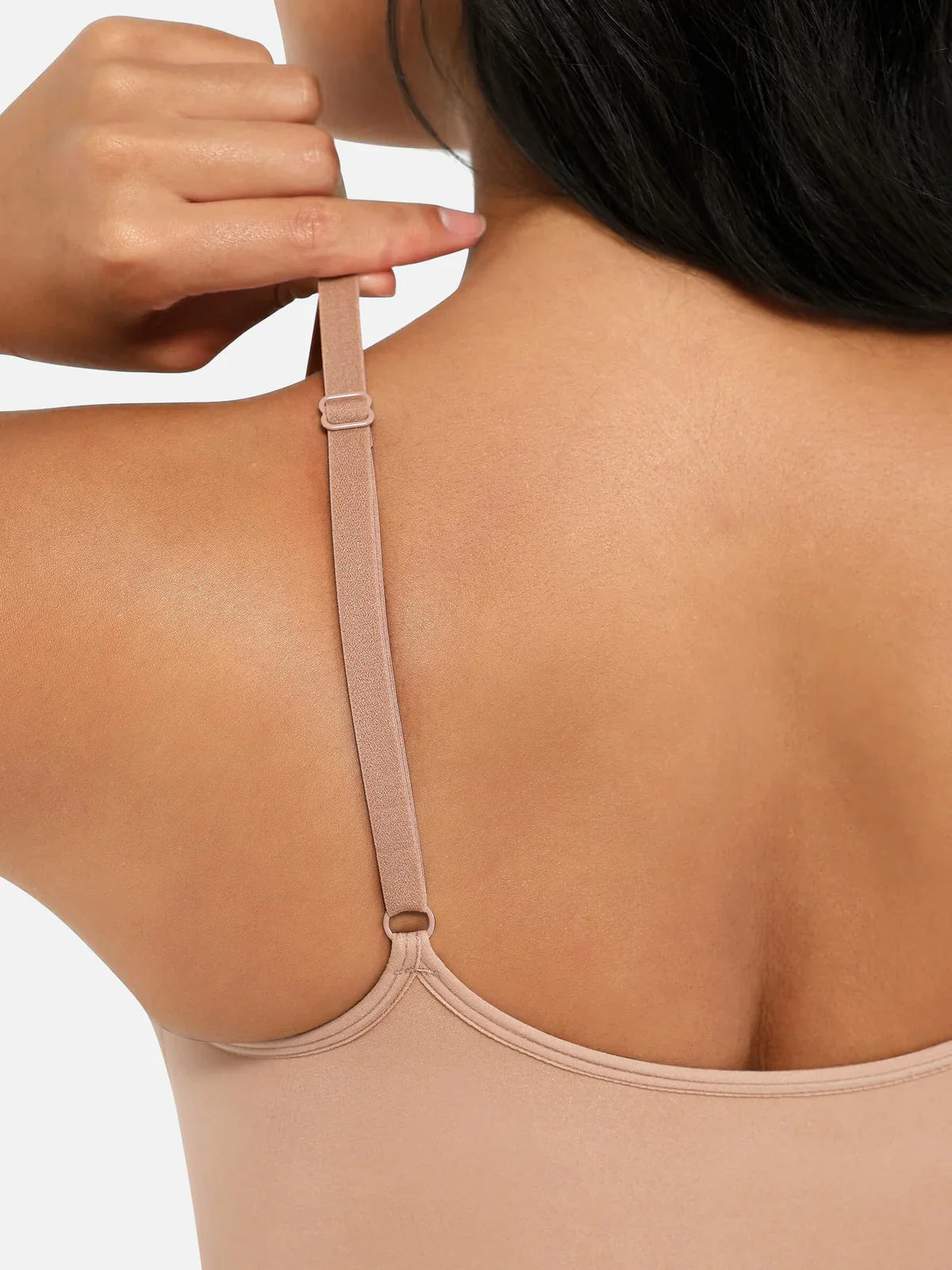 Feelingirl Tummy Control Seamless Thong Bodysuit