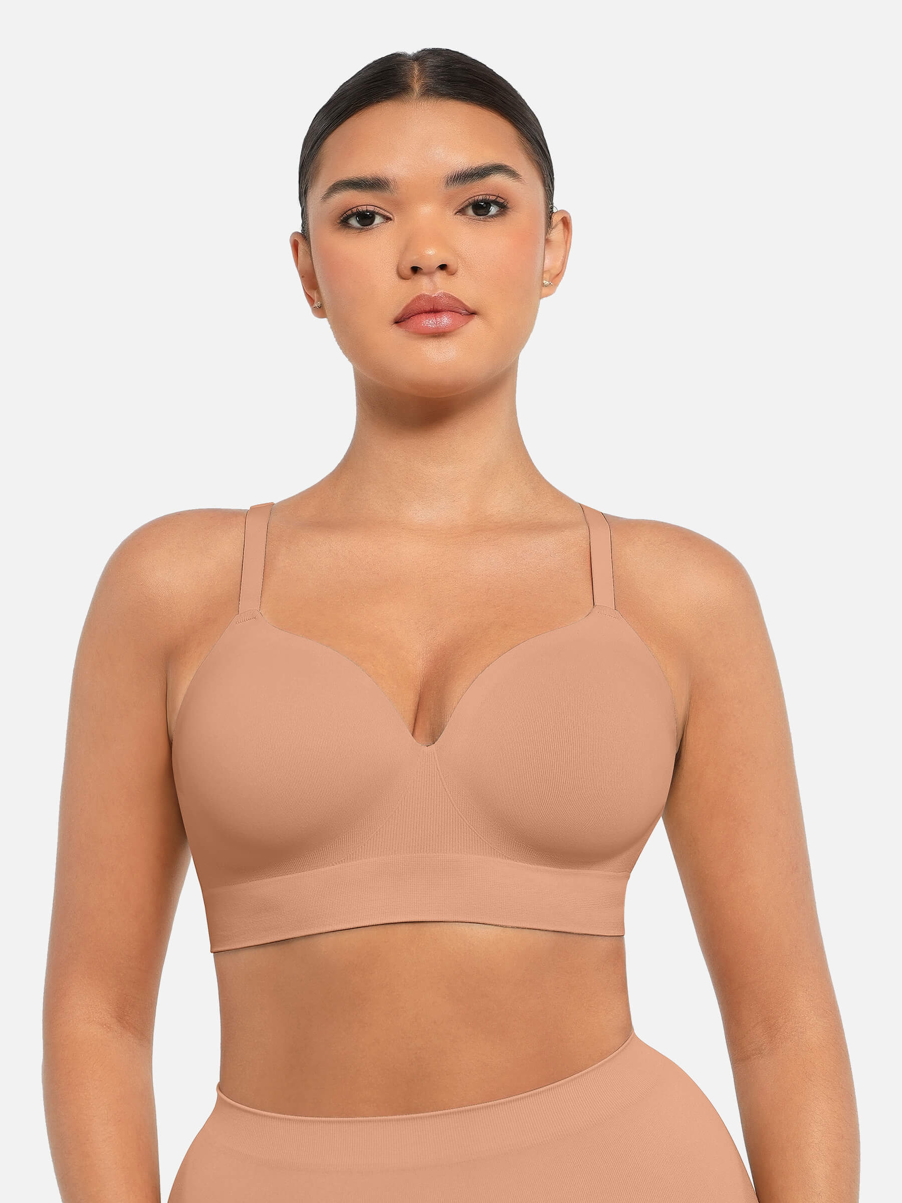 Feelingirl Full Coverage Push-Up Comfort Wireless Bra