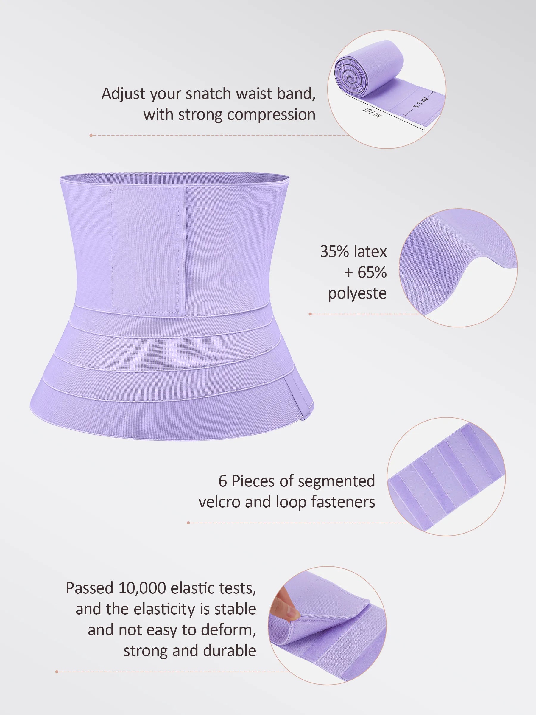 Feelingirl Tummy Wrap Waist Trainer