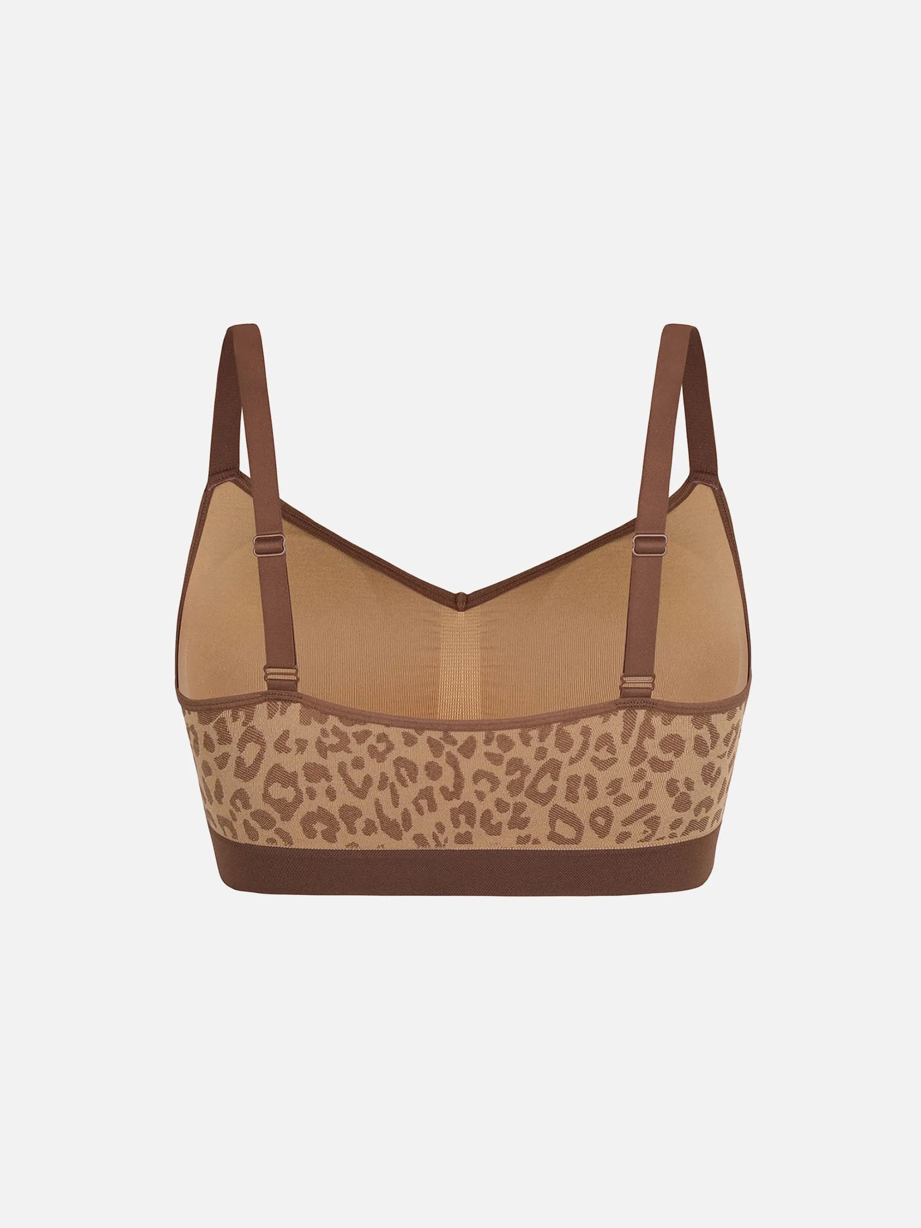 Feelingirl Leopard Print Wireless Bra & Panty